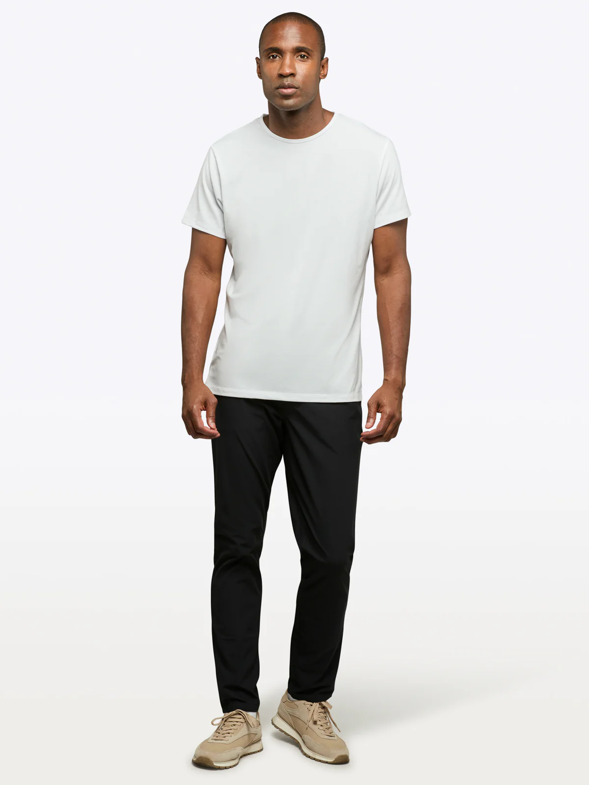 AO 5-Pocket Pant | Black Slim-Fit Versaknit® - Image 3