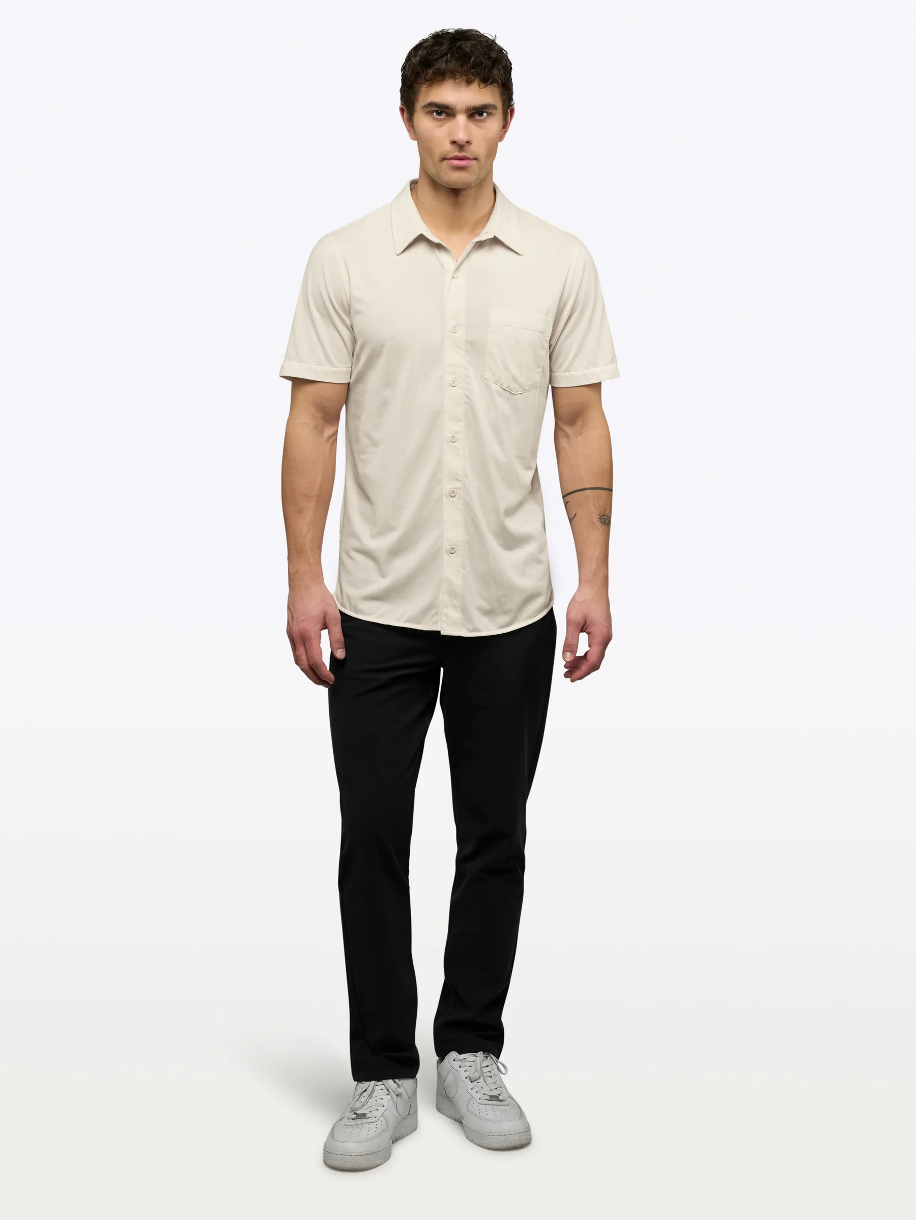 AO Button Up | Ivory Signature-Fit PYCA Pro® - Image 4