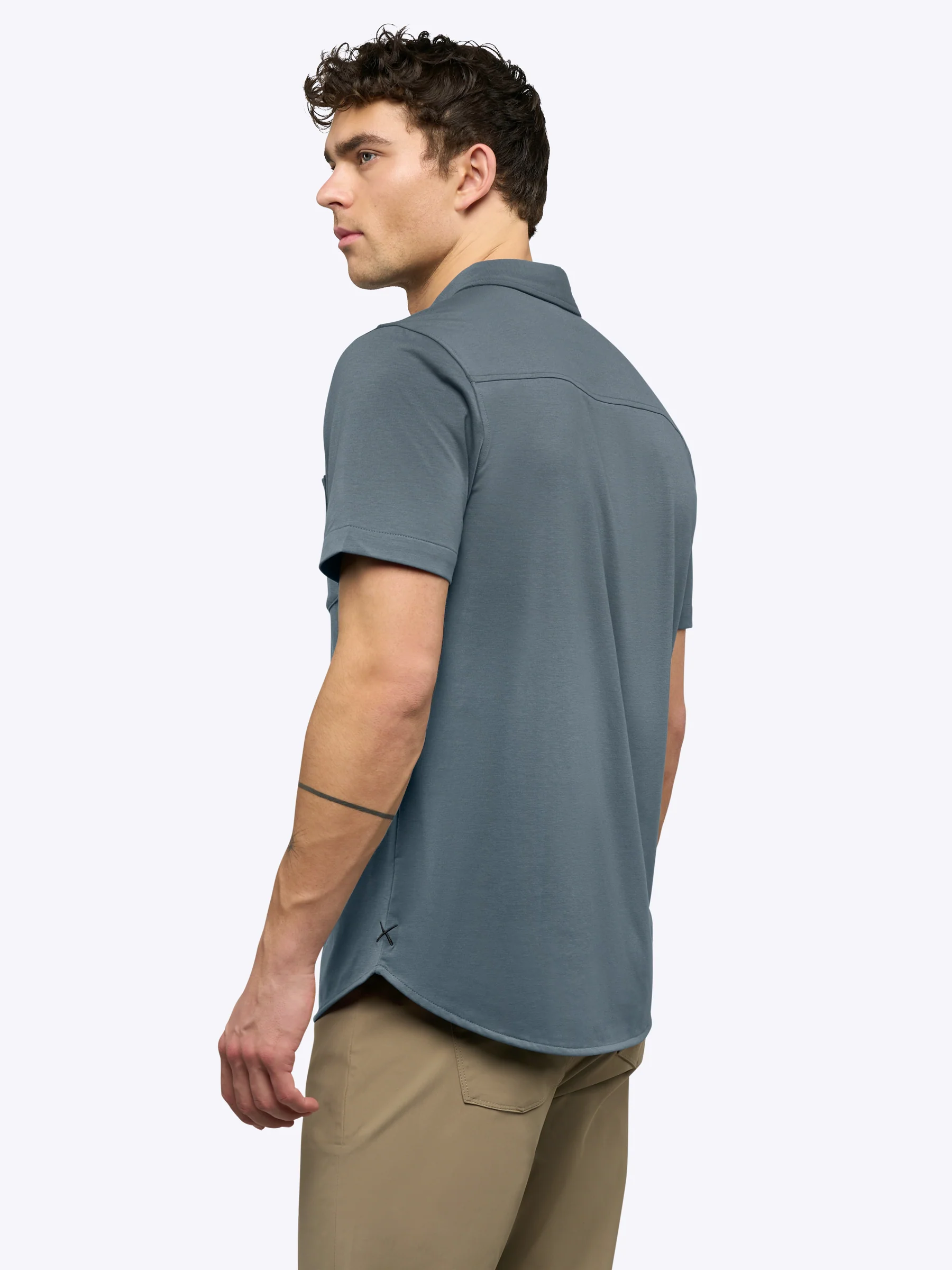 AO Button Up | Ocean Storm Signature-Fit PYCA Pro® - Image 3