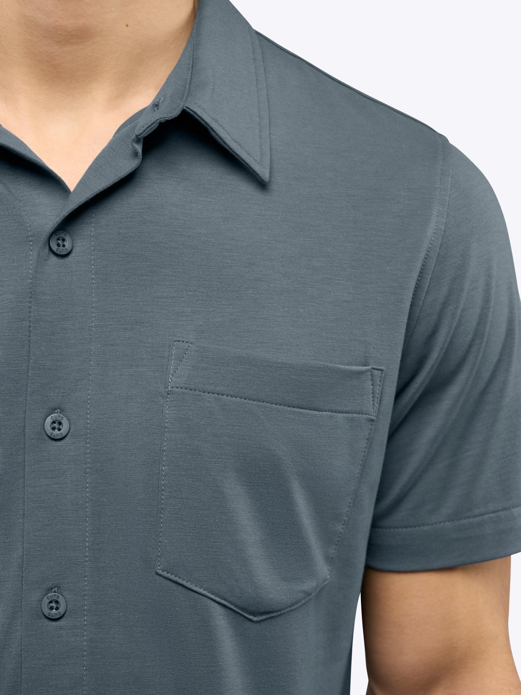 AO Button Up | Ocean Storm Signature-Fit PYCA Pro® - Image 4