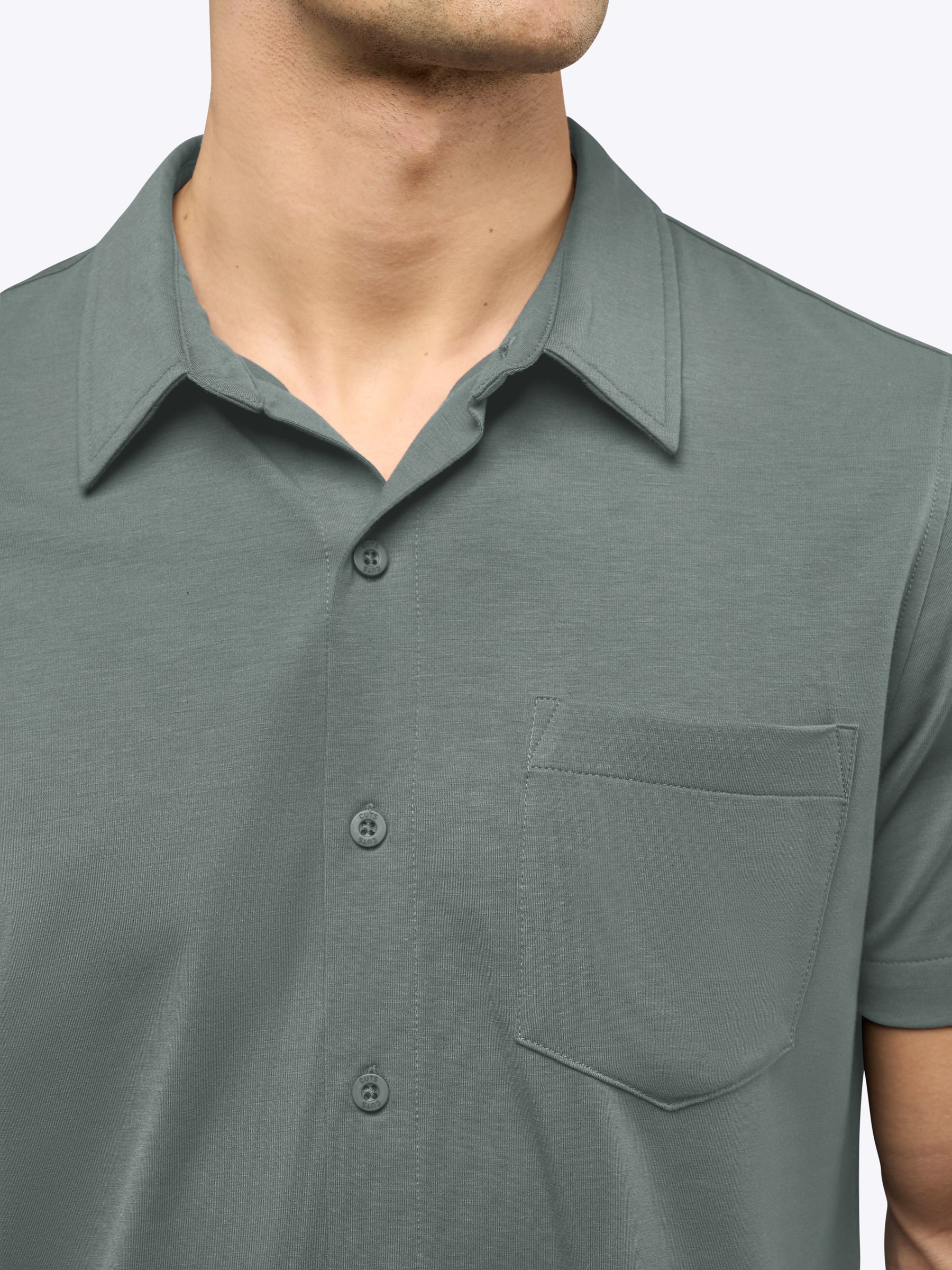 AO Button Up | Sage Signature-Fit PYCA Pro® - Image 3