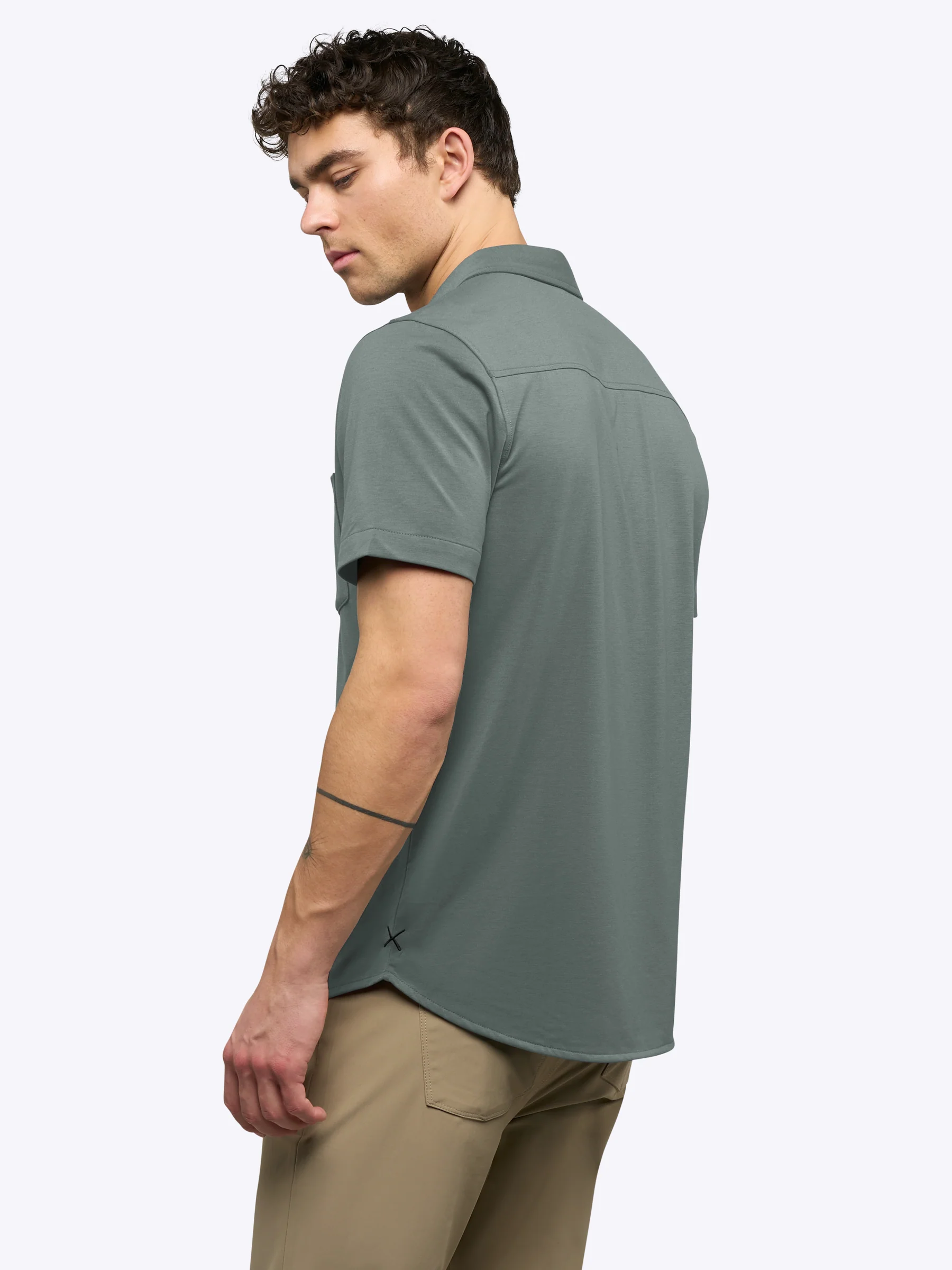 AO Button Up | Sage Signature-Fit PYCA Pro® - Image 4