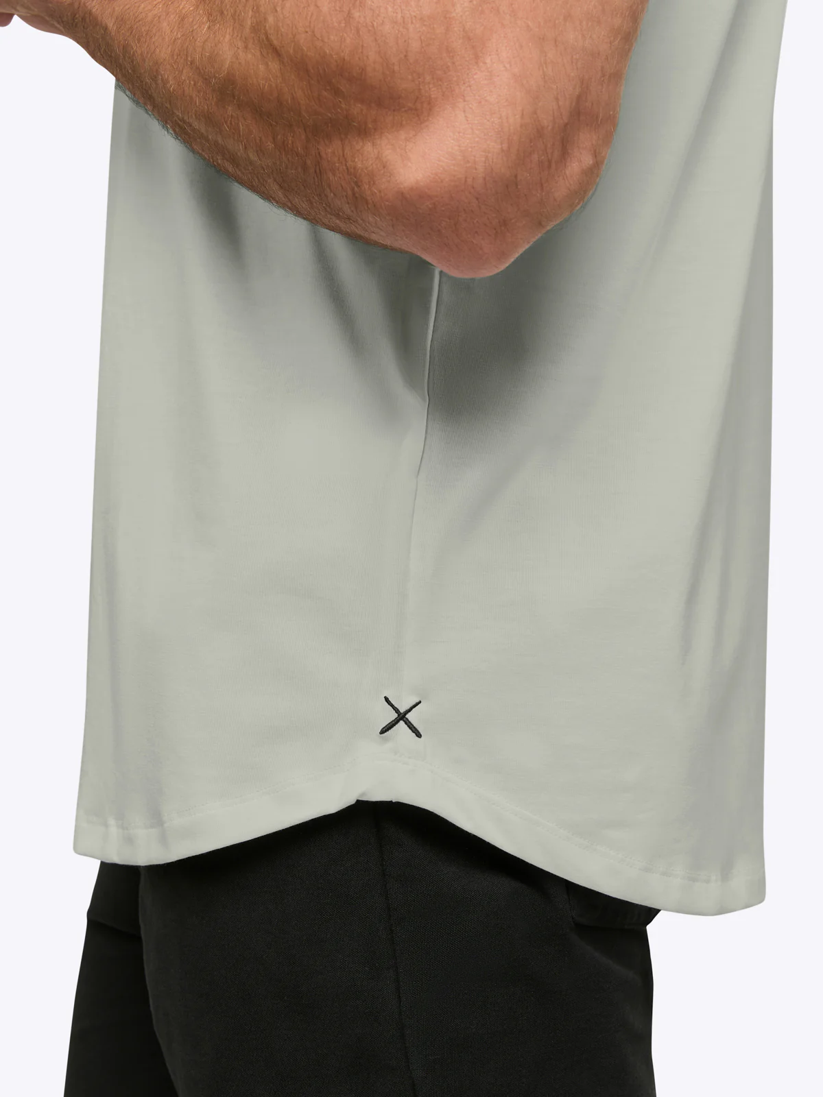 AO Curve-Hem Tee | Morning Dove Signature-Fit PYCA Pro® - Image 6