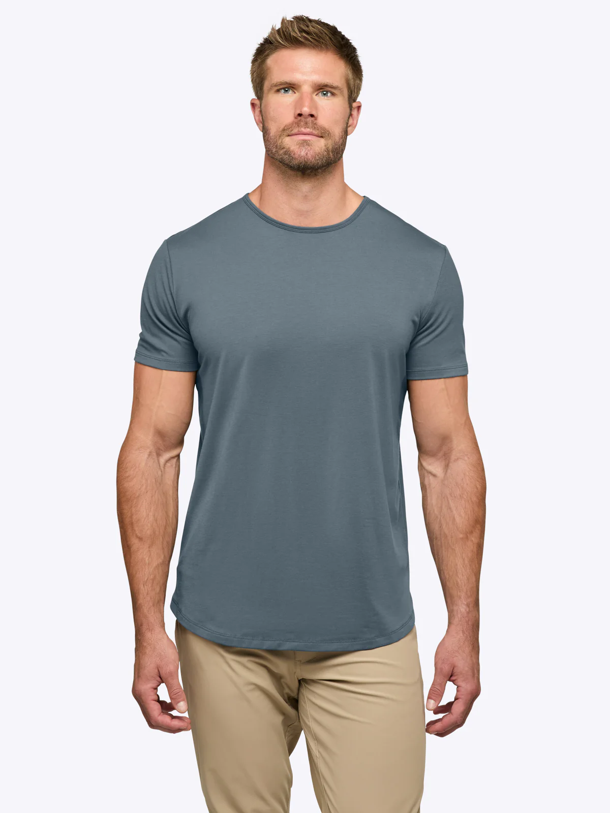 AO Curve-Hem Tee | Ocean Storm Signature-fit PYCA Pro® - Image 2