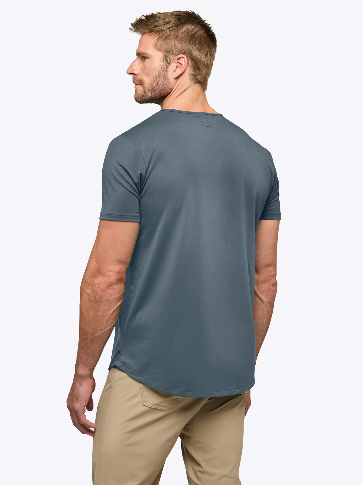 AO Curve-Hem Tee | Ocean Storm Signature-fit PYCA Pro® - Image 4