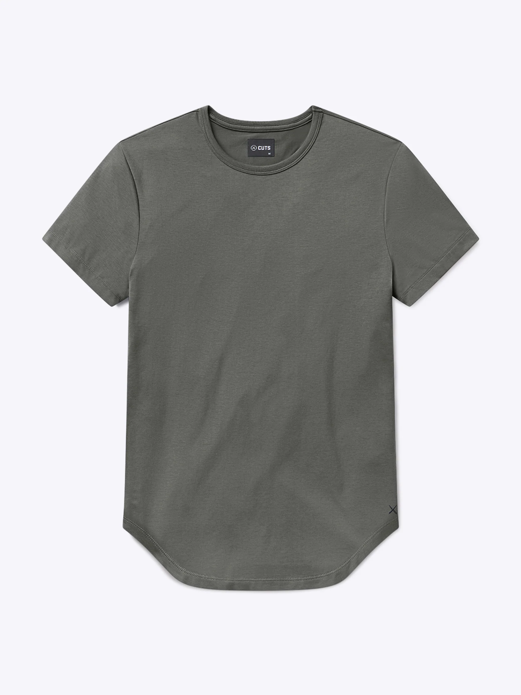 AO Elongated Tee | Castor Grey Signature-fit PYCA Pro®
