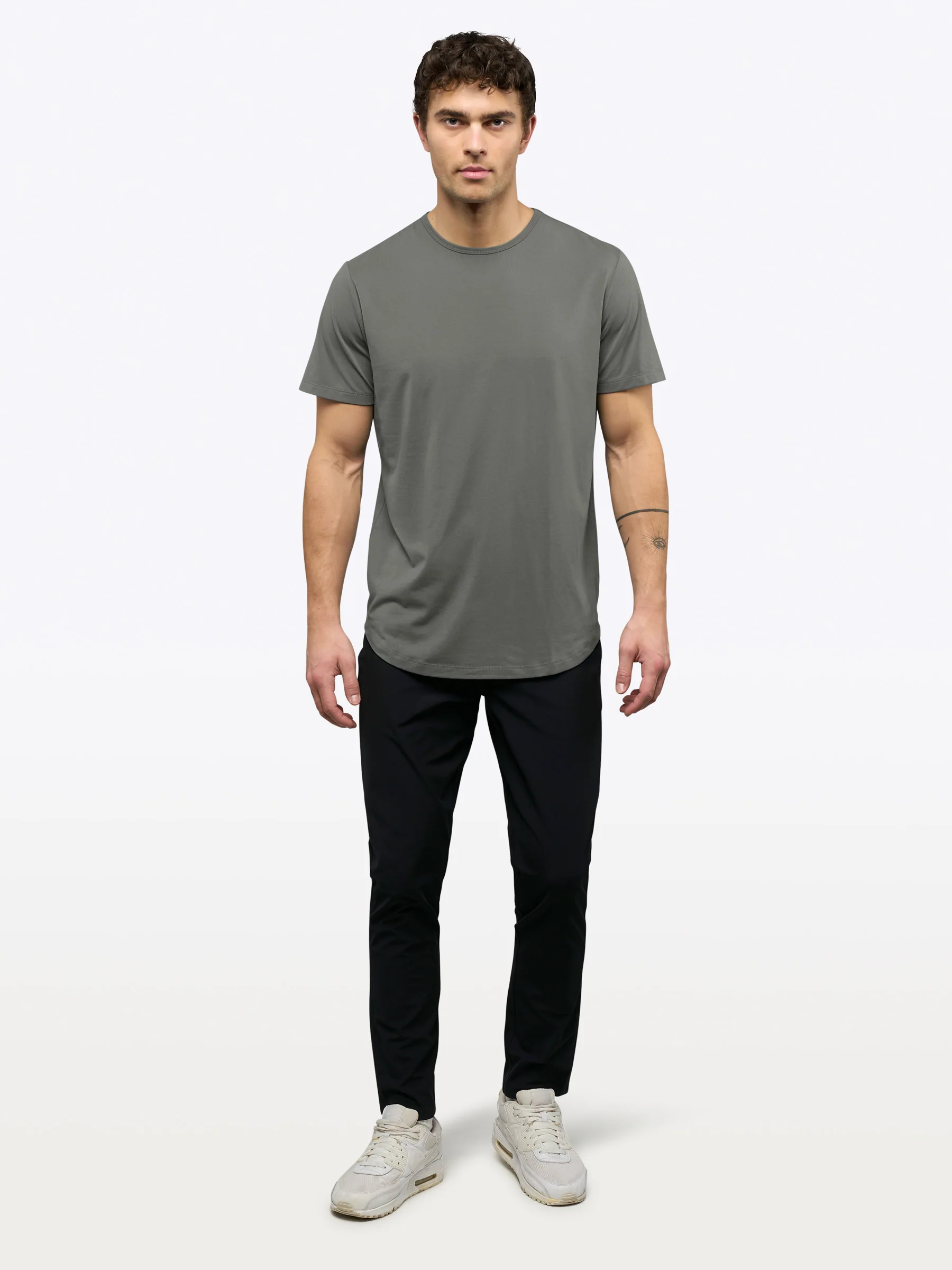 AO Elongated Tee | Castor Grey Signature-fit PYCA Pro® - Image 4