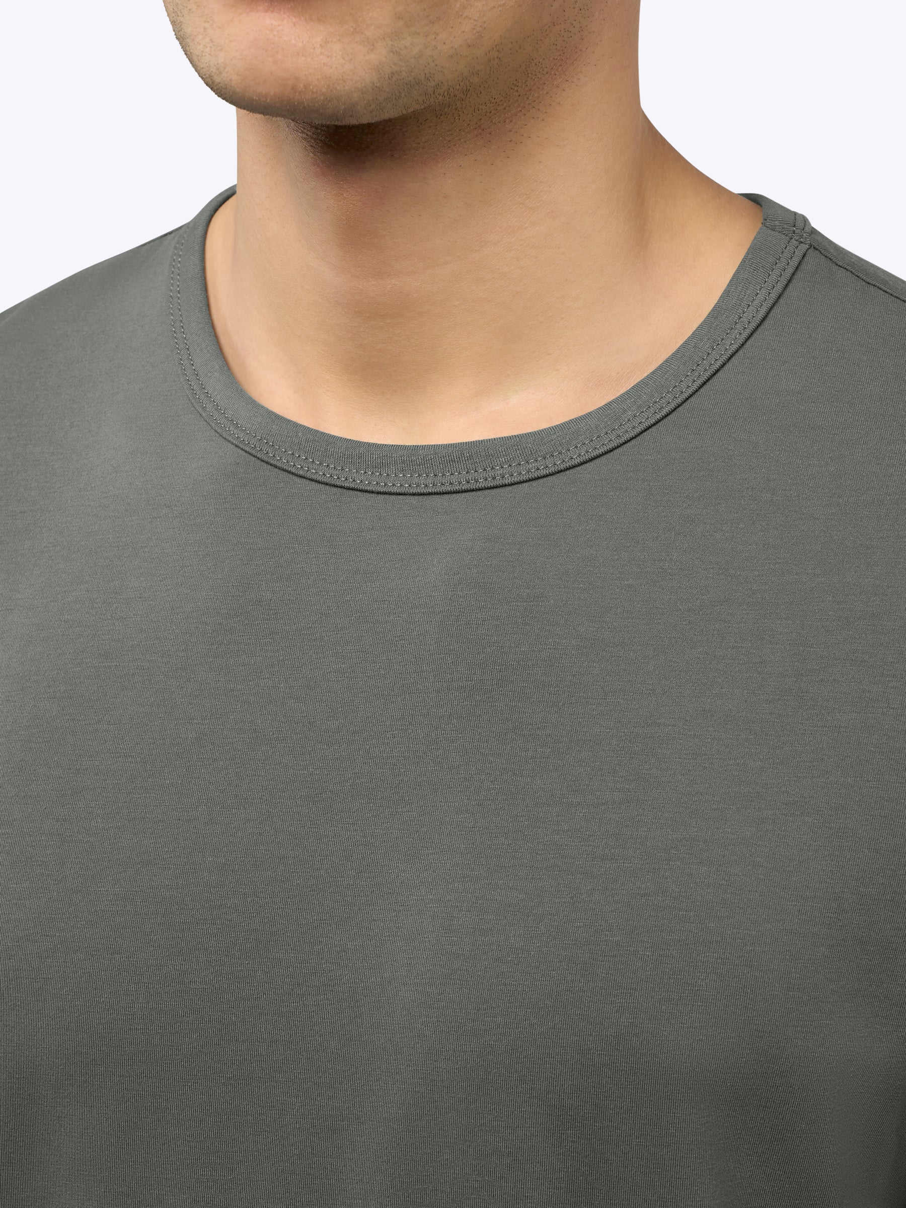 AO Forever Tee | Castor Grey Classic-Fit PYCA Pro® - Image 5