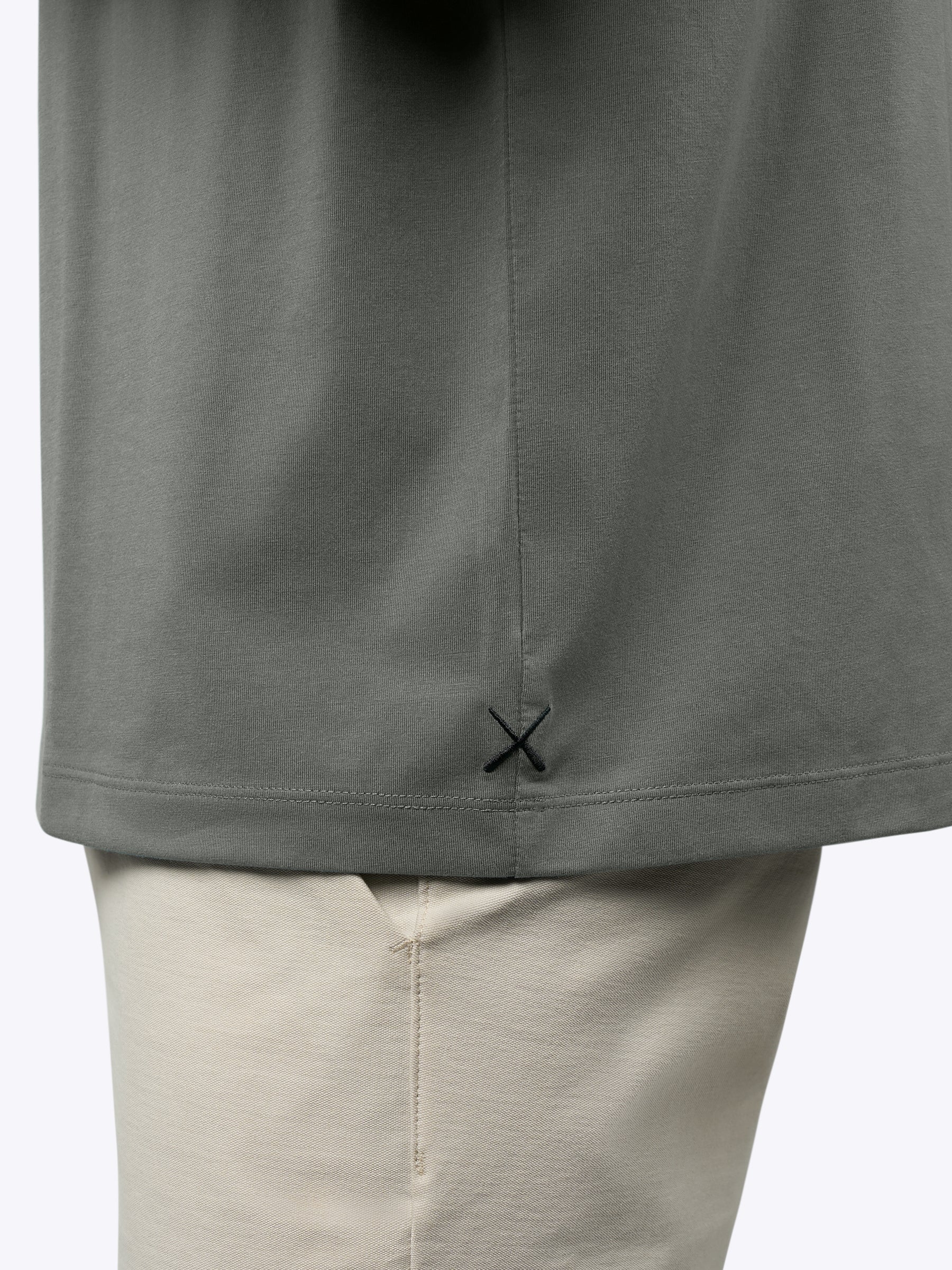AO Forever Tee | Castor Grey Classic-Fit PYCA Pro® - Image 6