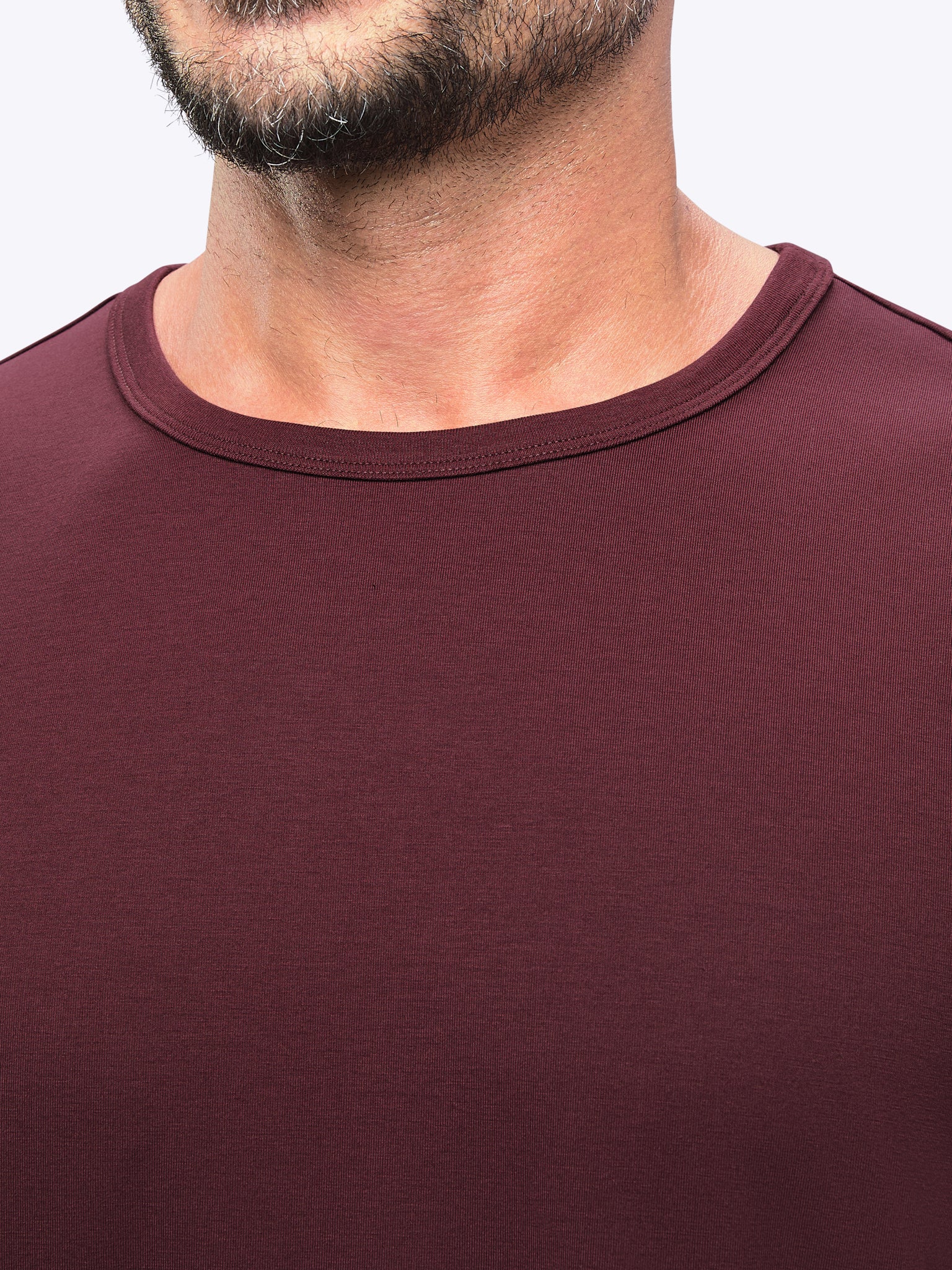 AO Forever Tee  | Deep Cranberry Classic-Fit PYCA Pro® - Image 4