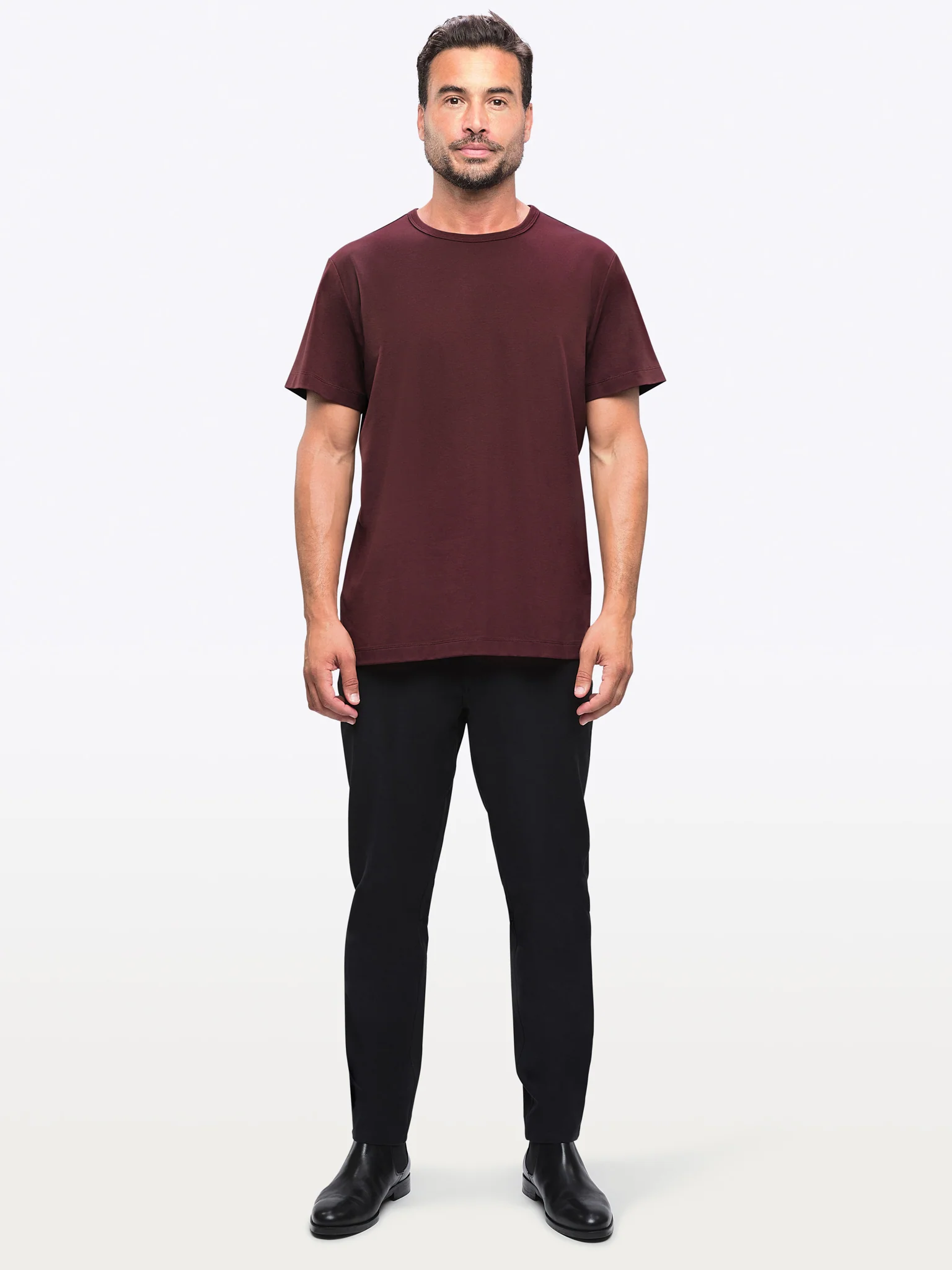 AO Forever Tee  | Deep Cranberry Classic-Fit PYCA Pro® - Image 6