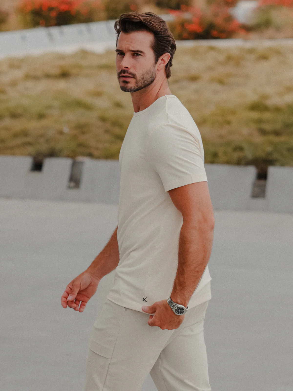 AO Forever Tee  | Ivory Classic-Fit PYCA Pro® - Image 4