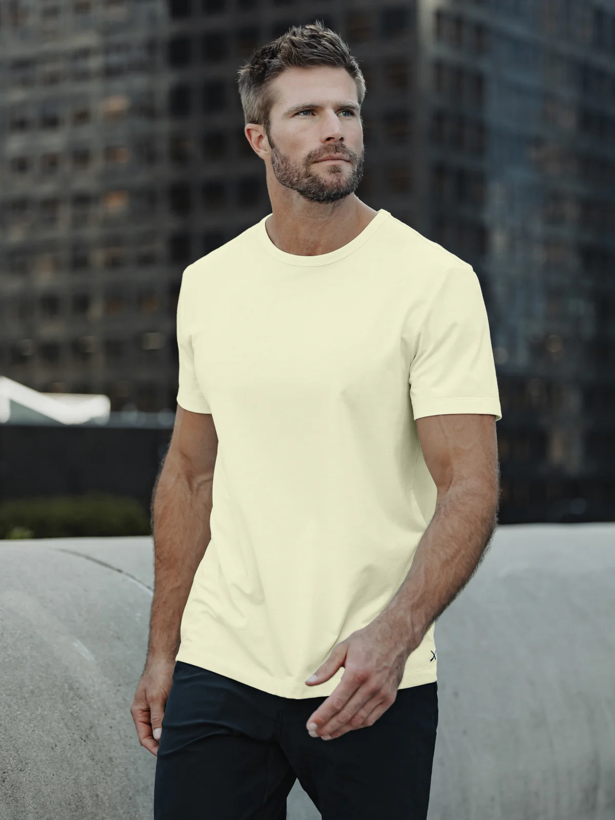 AO Forever Tee | Oyster White Classic-Fit PYCA Pro® - Image 7