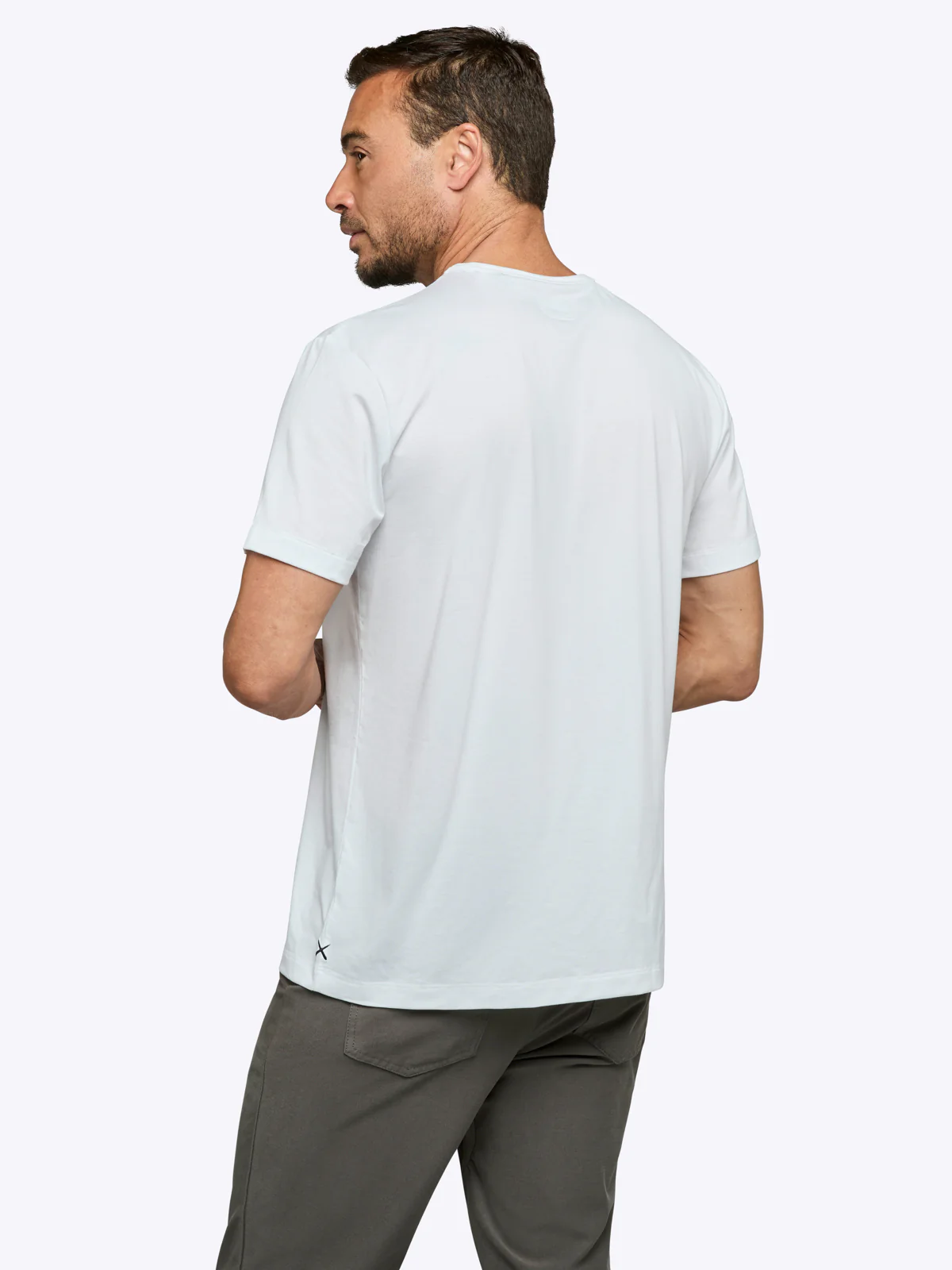 AO Forever Tee  | White Classic-Fit PYCA Pro® - Image 4