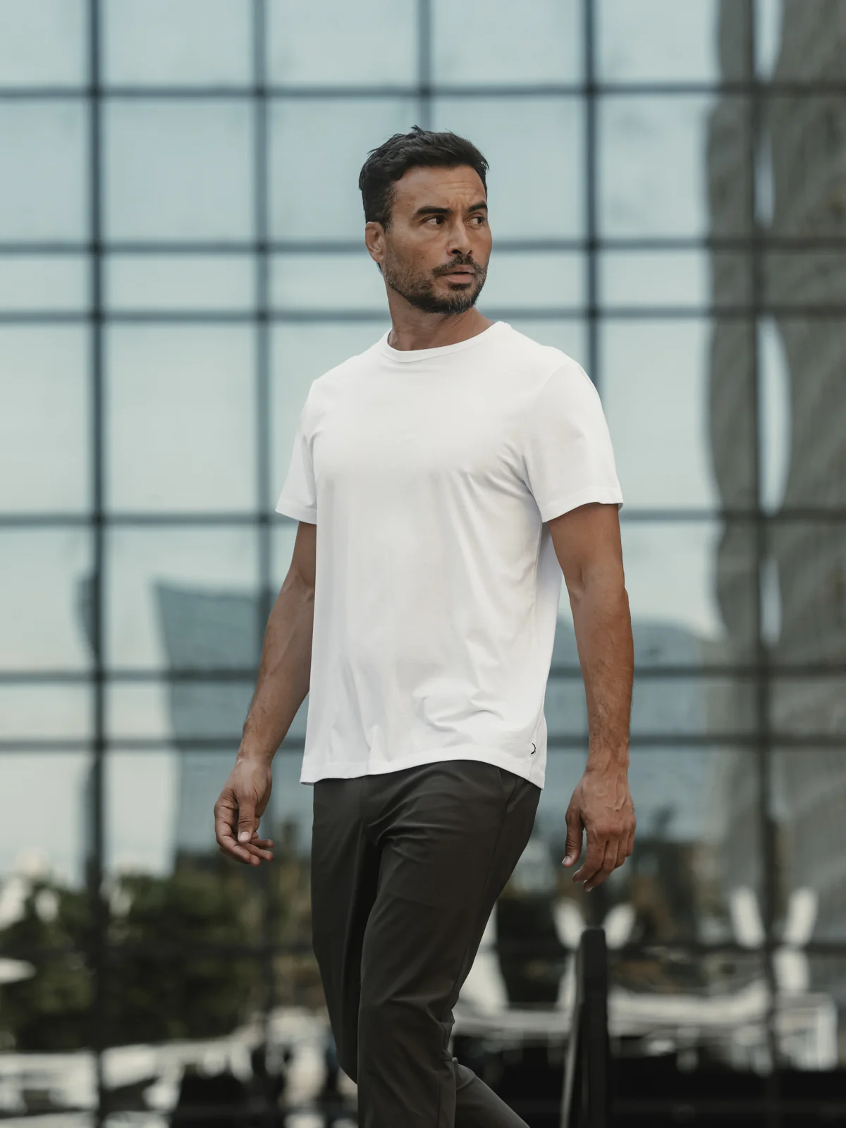 AO Forever Tee  | White Classic-Fit PYCA Pro® - Image 5