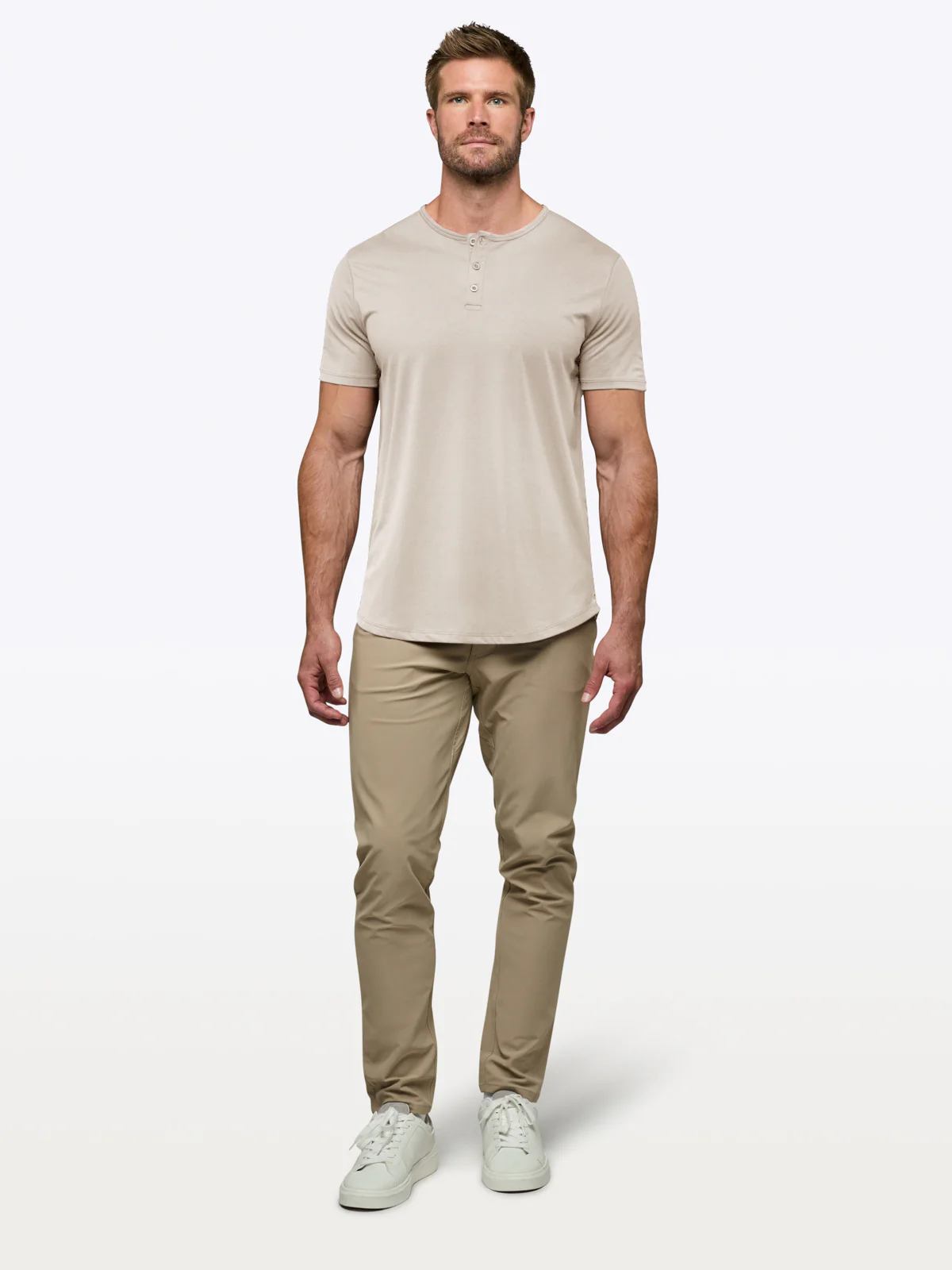 AO Henley Curve-Hem | Clay Signature-fit PYCA Pro® - Image 4