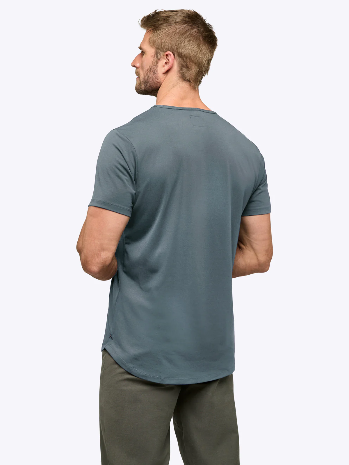 AO Henley Curve-Hem | Ocean Storm Signature-fit PYCA Pro® - Image 3