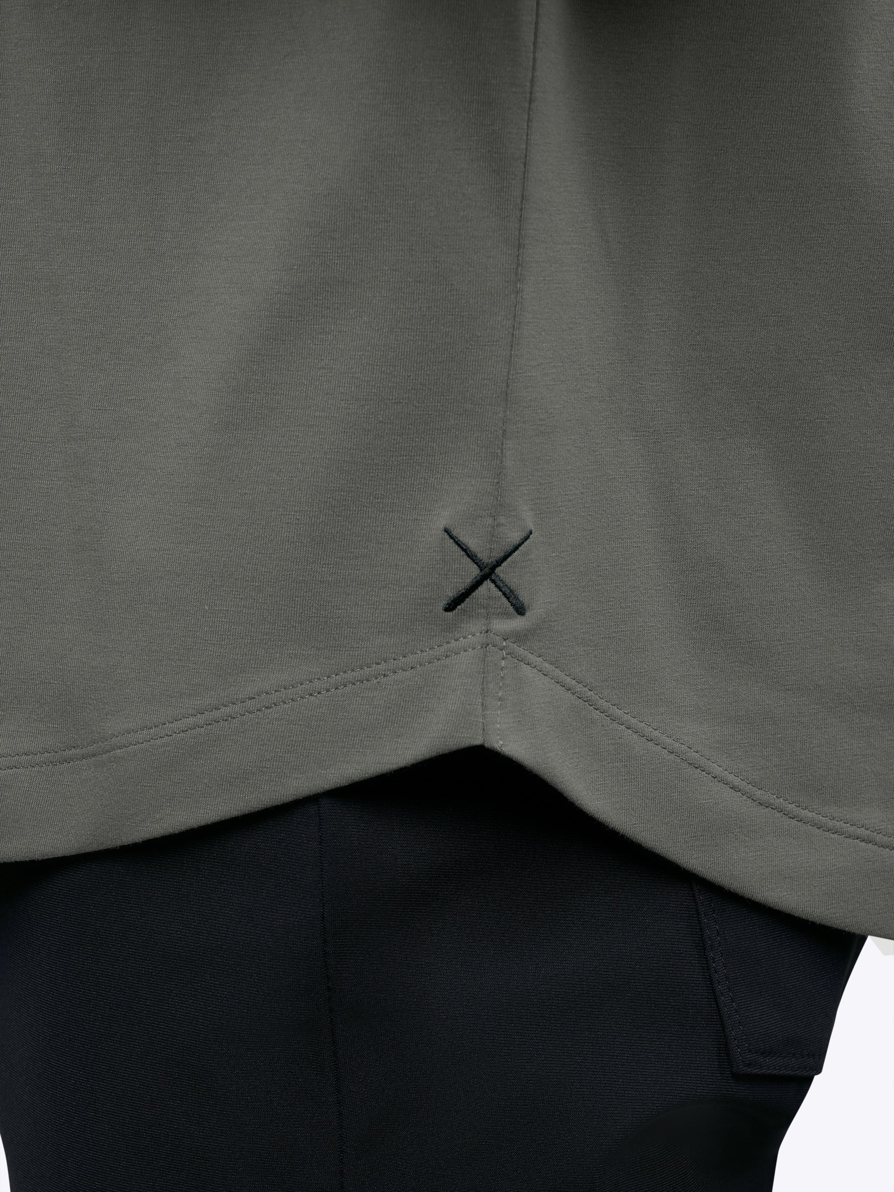 AO Henley Curve-Hem | Castor Grey Signature-Fit PYCA Pro® - Image 5