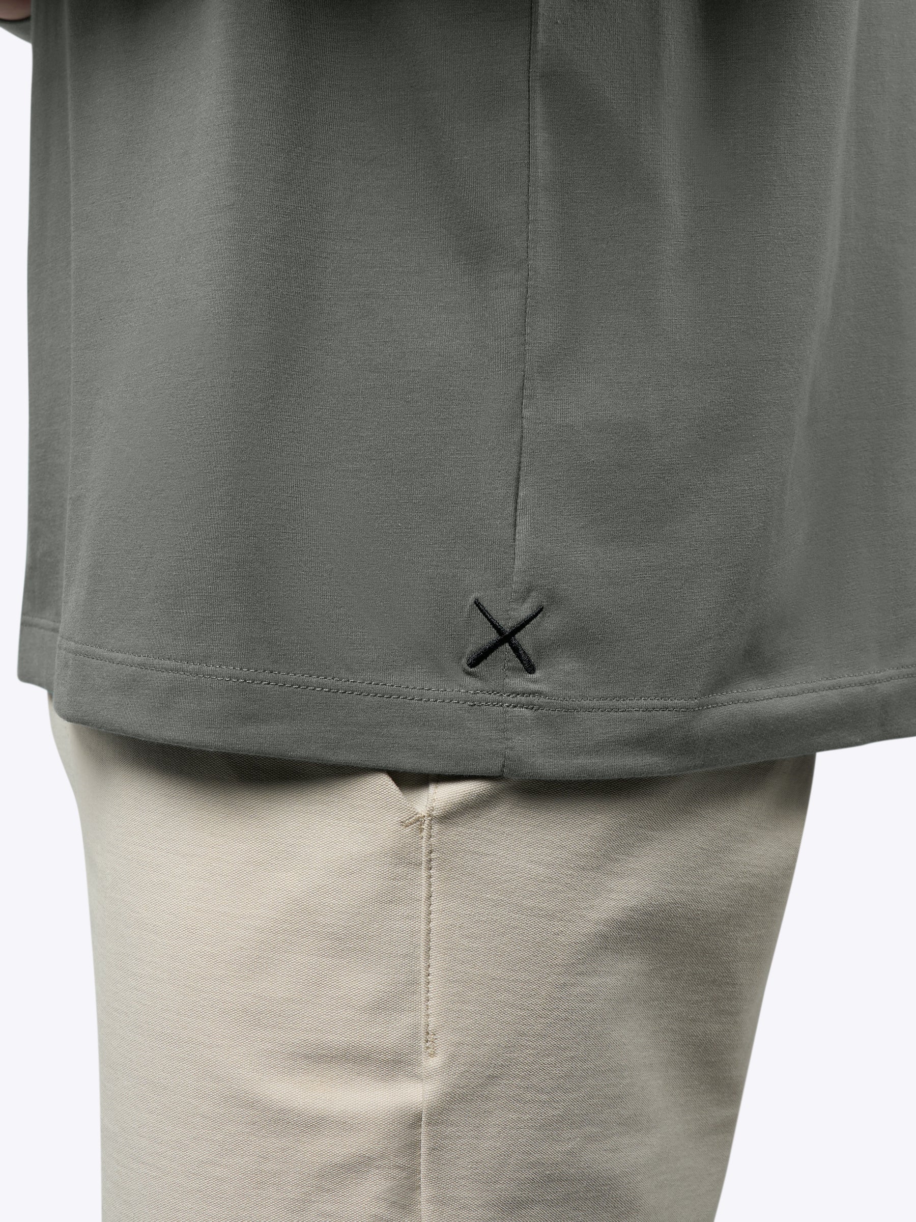 AO Forever Long Sleeve Tee | Castor Grey Classic-Fit PYCA Pro® - Image 6