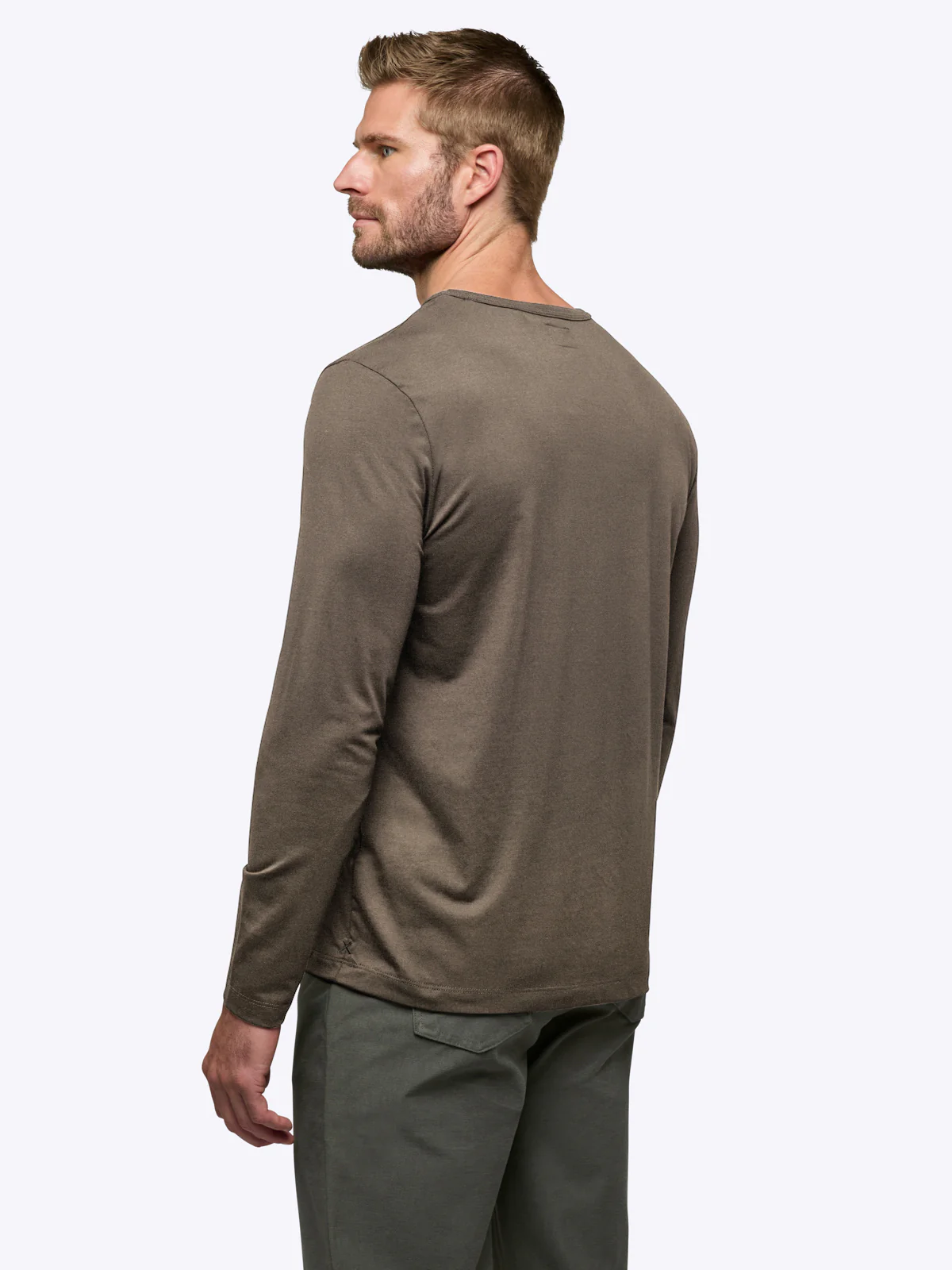 AO Forever Long Sleeve Tee | Morel Classic-Fit PYCA Pro® - Image 3