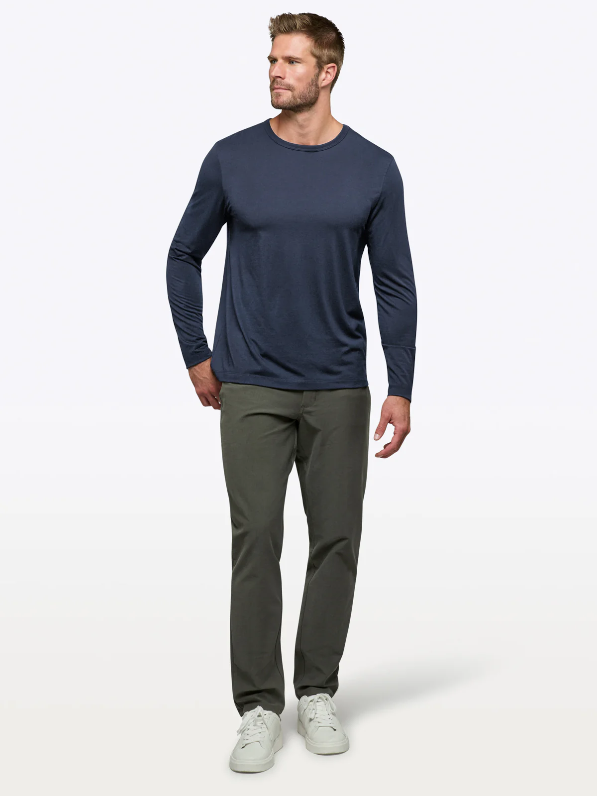 AO Forever Long Sleeve Tee | Pacific Blue PYCA Pro® - Image 4