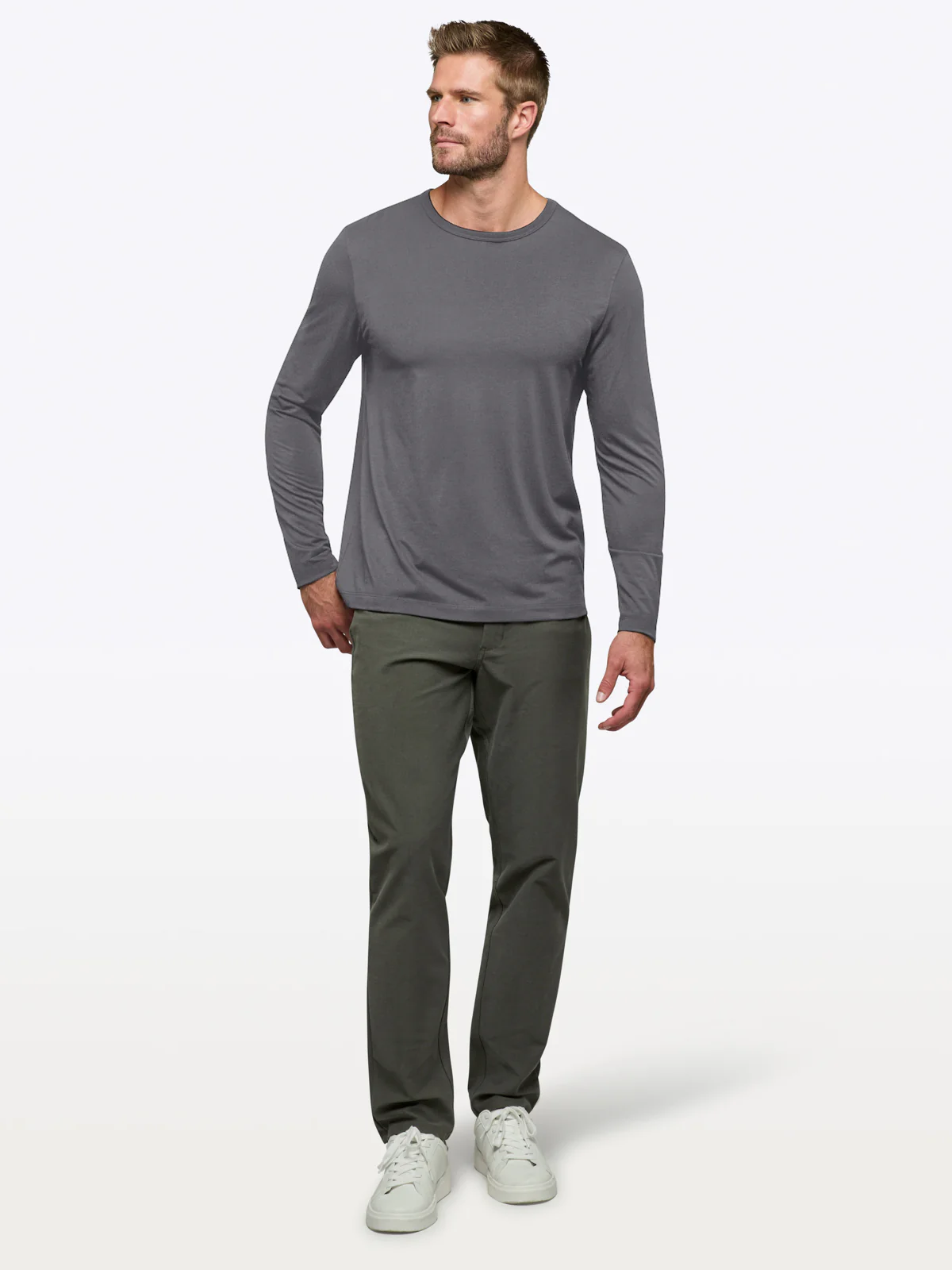 AO Forever Long Sleeve Tee | Tornado Classic-Fit PYCA Pro® - Image 4