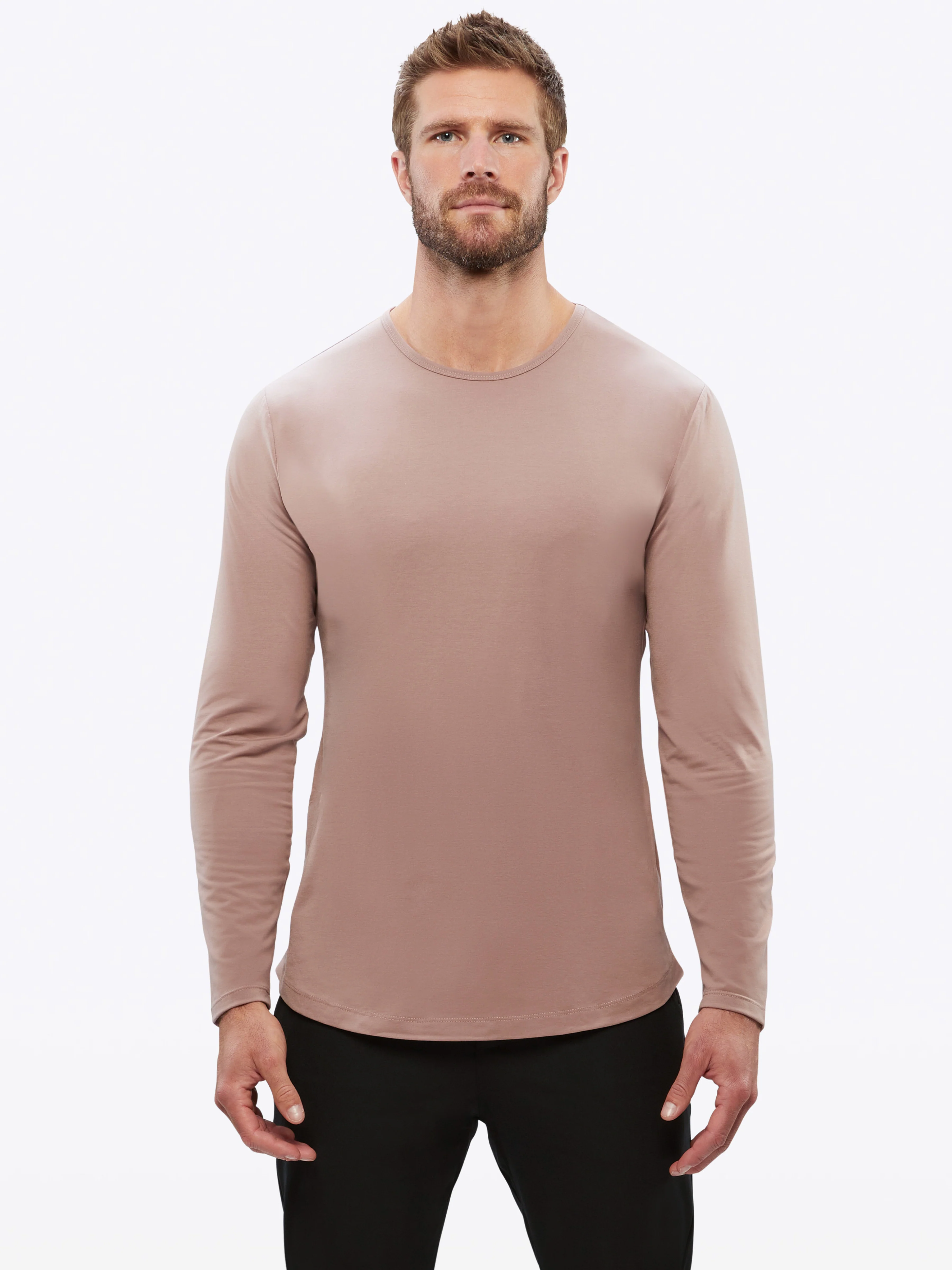 AO L/S Curve-Hem Tee 5-Pack - Image 2