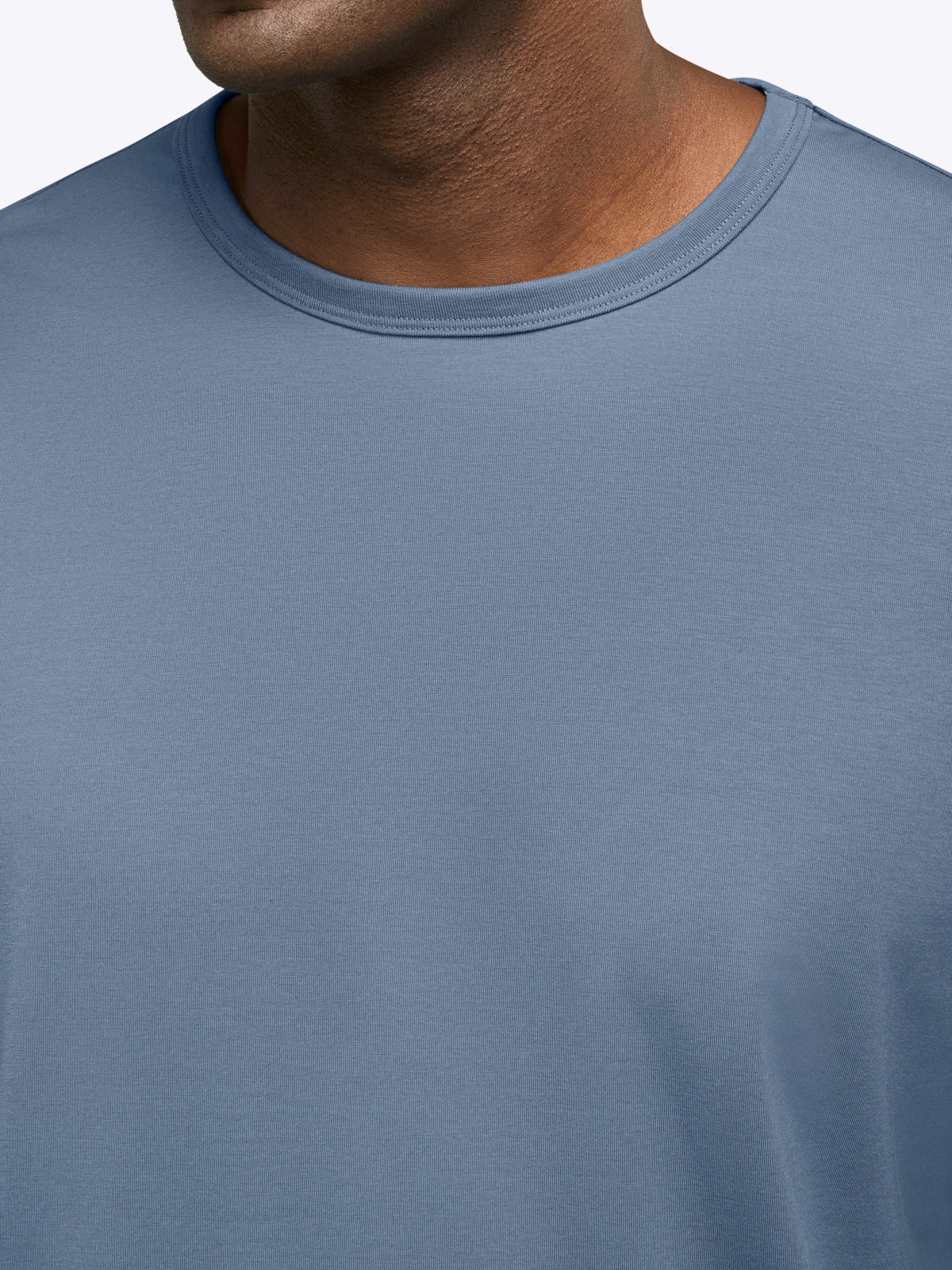 AO Forever Long Sleeve Tee | Cadet Blue Classic-Fit PYCA Pro® - Image 5