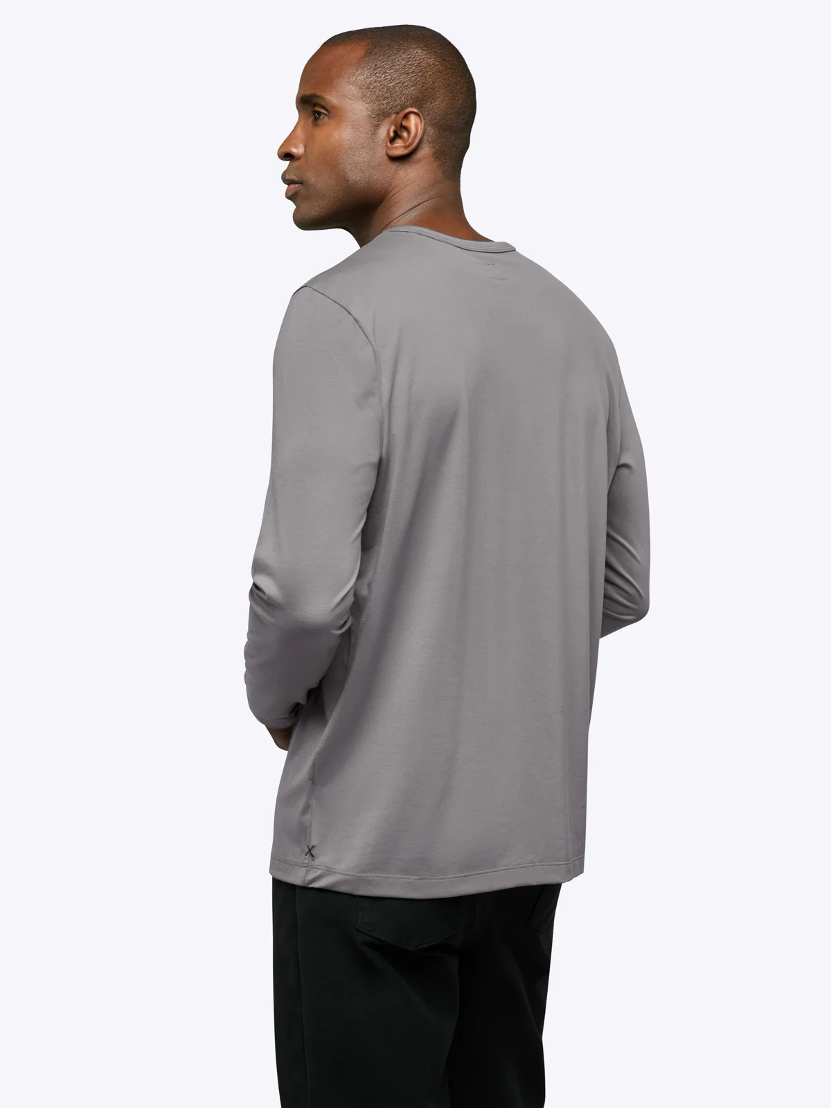AO Forever Long Sleeve Tee | Wolf Classic-Fit PYCA Pro® - Image 3