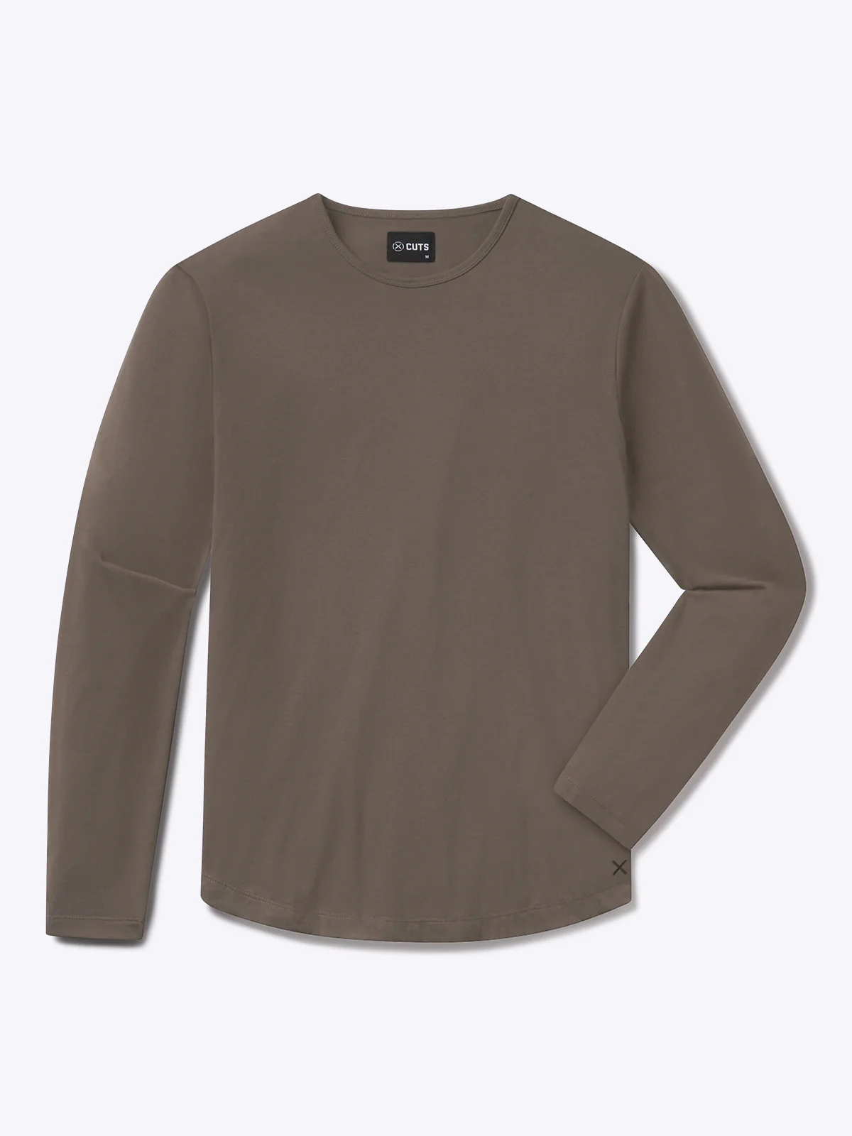 AO Long Sleeve Curve-Hem Tee | Morel Signature-fit PYCA Pro®
