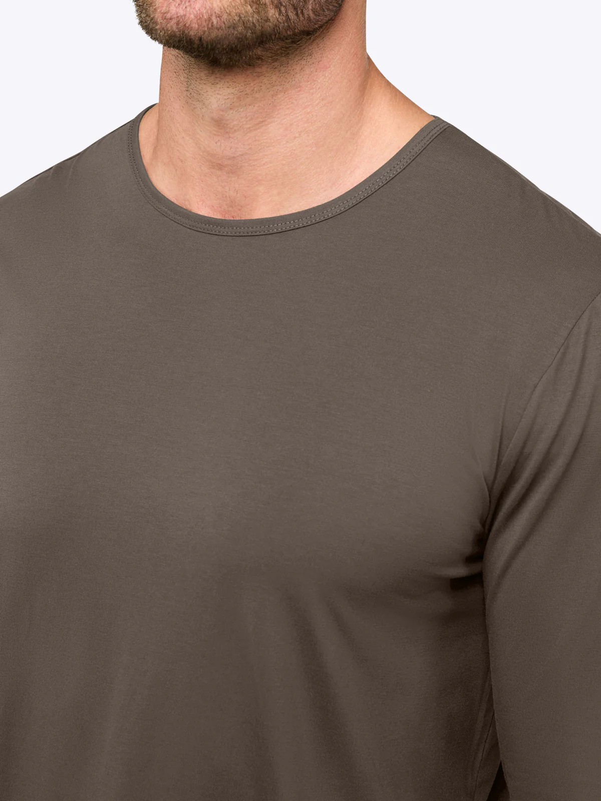 AO Long Sleeve Curve-Hem Tee | Morel Signature-fit PYCA Pro® - Image 6