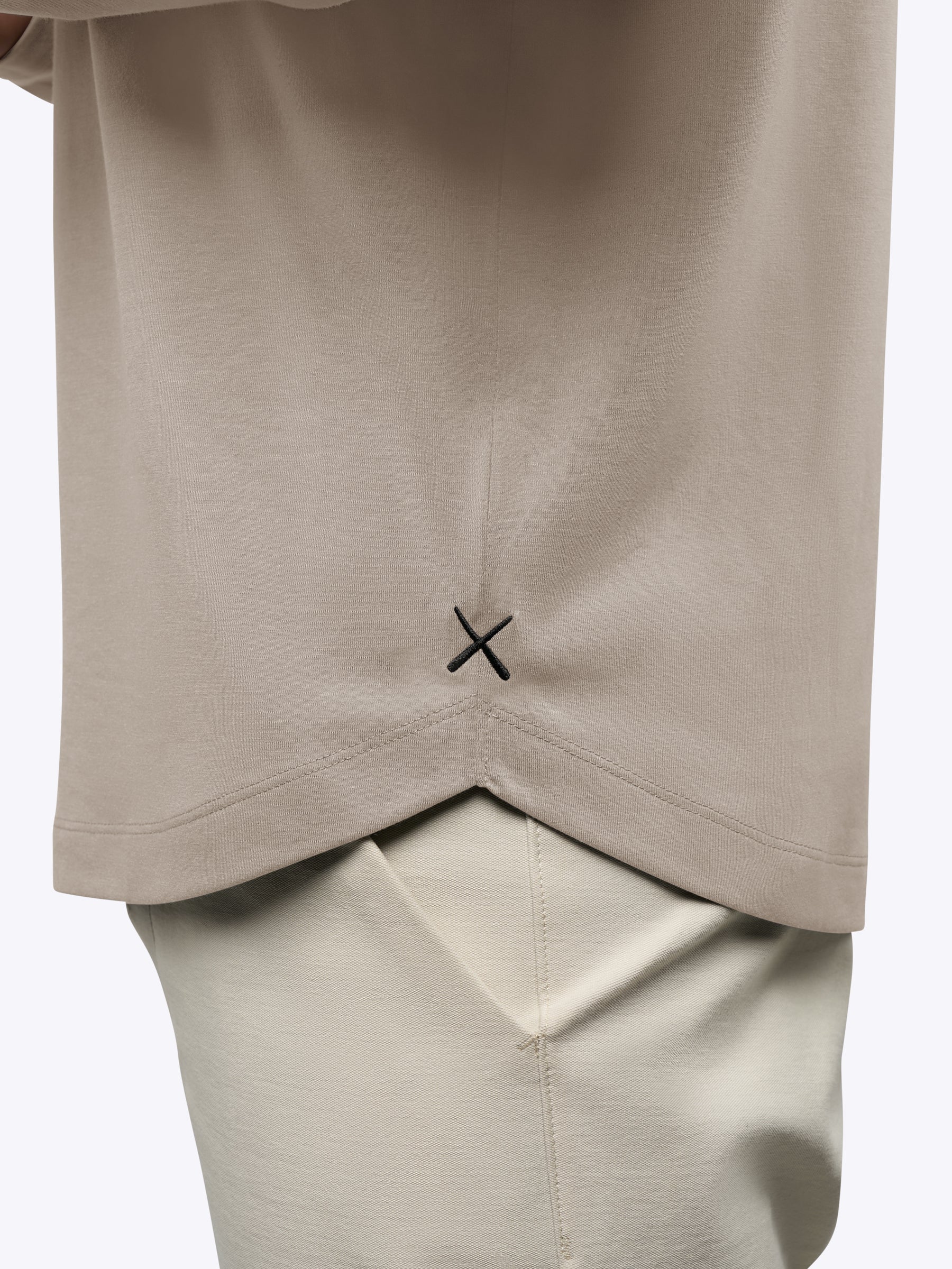AO Long Sleeve Henley Curve-Hem Tee | Pure Cashmere Signature-Fit PYCA Pro® - Image 5