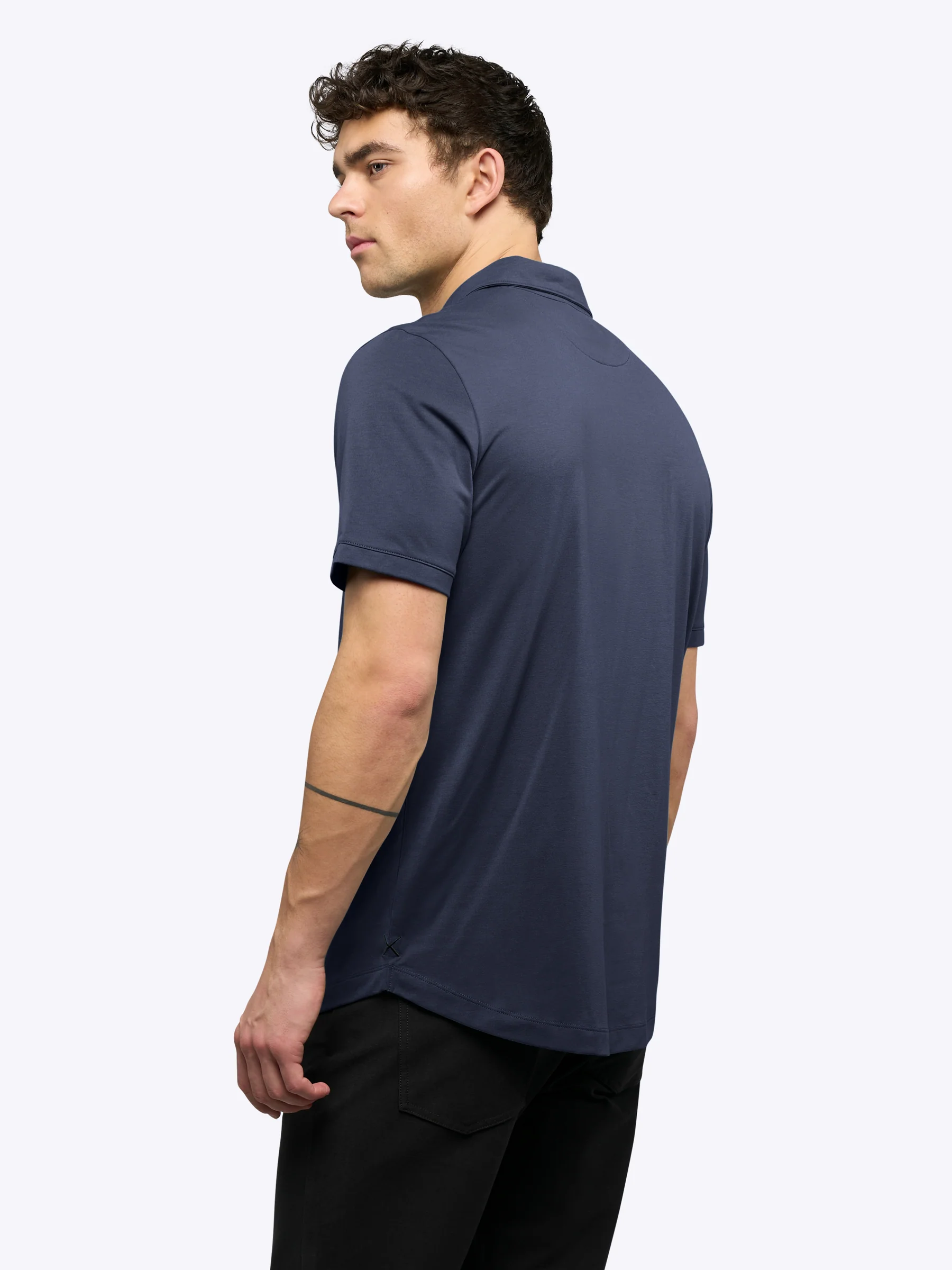 AO Polo | Pacific Blue Signature-Fit PYCA Pro® - Image 3