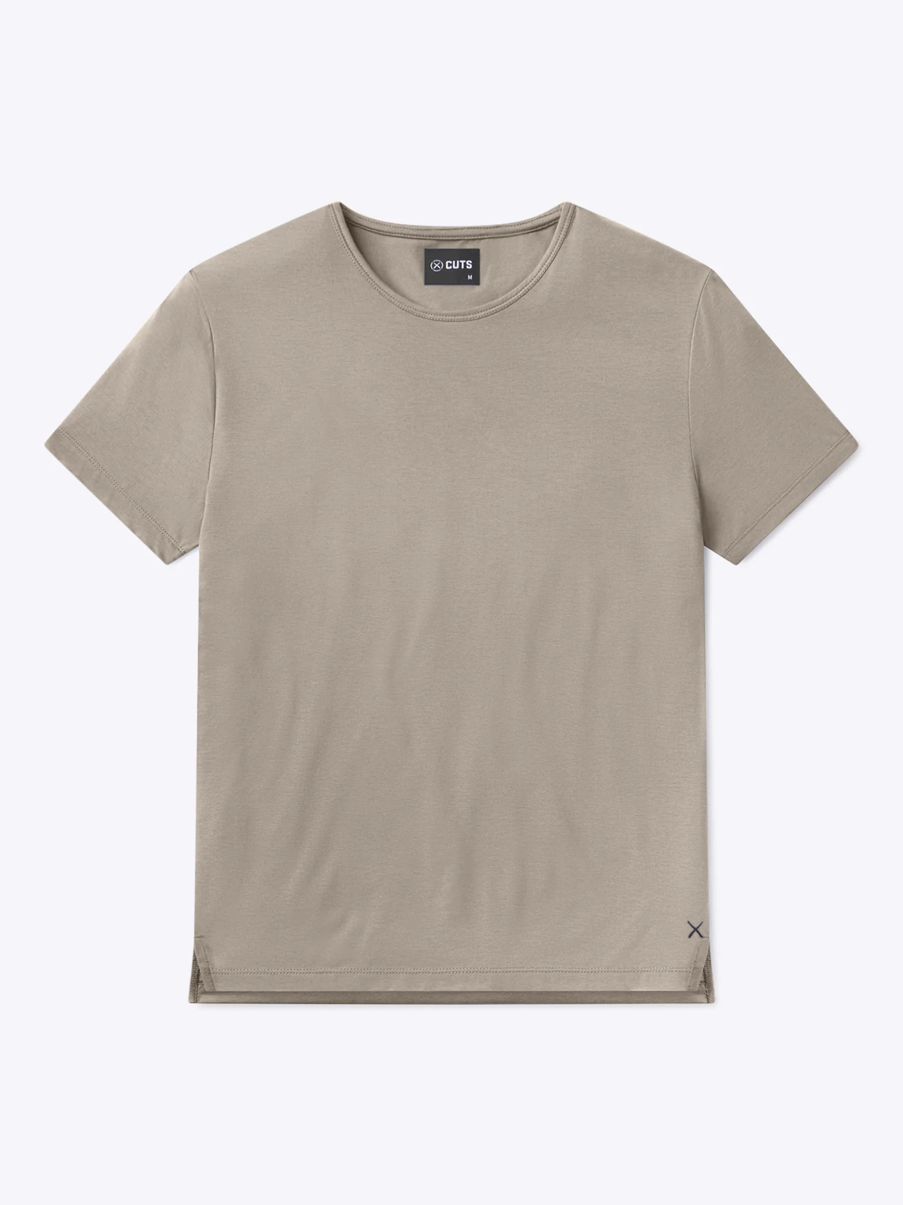 AO Split-Hem Tee | Pure Cashmere Signature-Fit PYCA Pro®