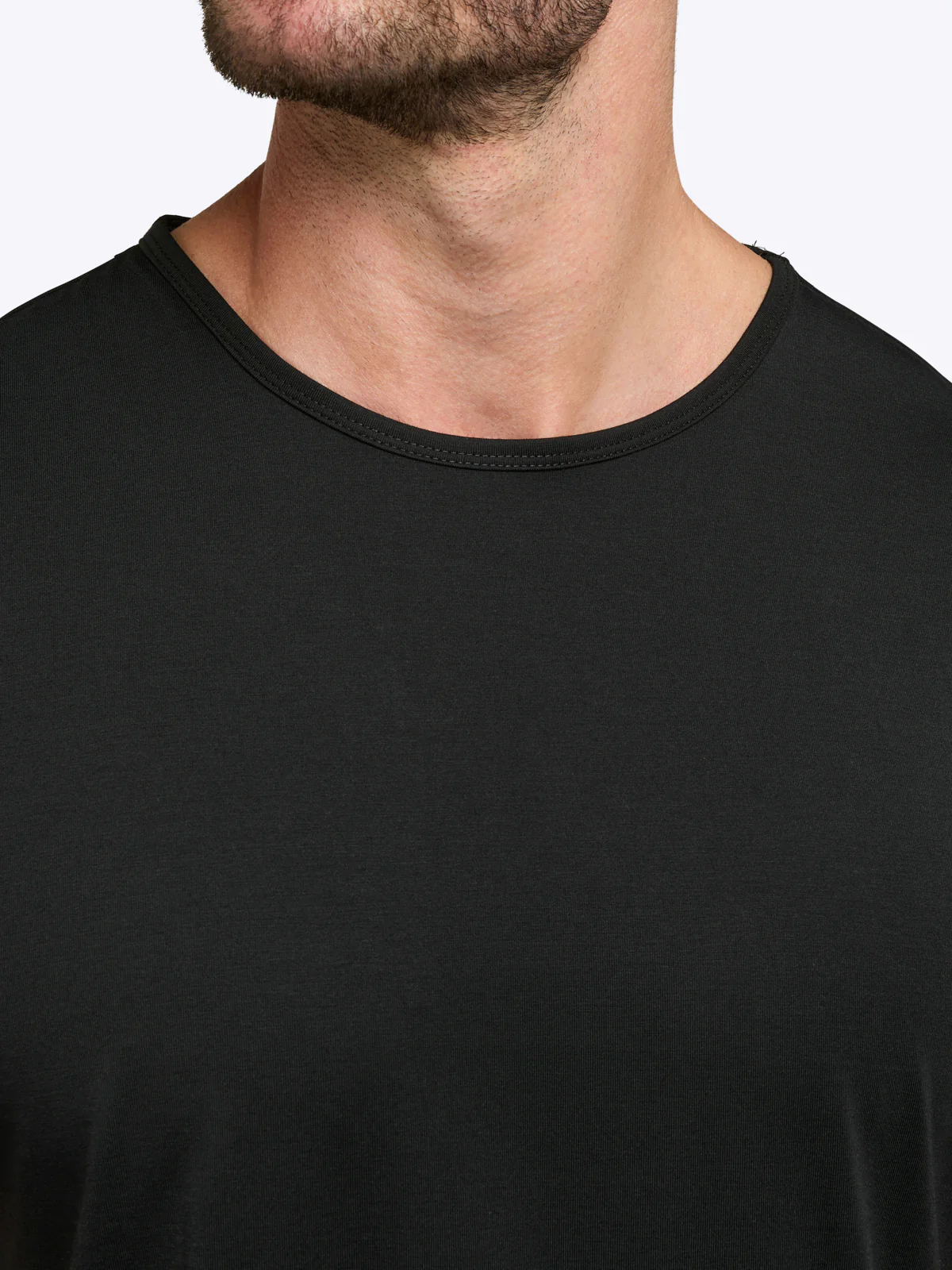AO Curve-Hem Tee | Black Signature-fit PYCA Pro® - Image 6