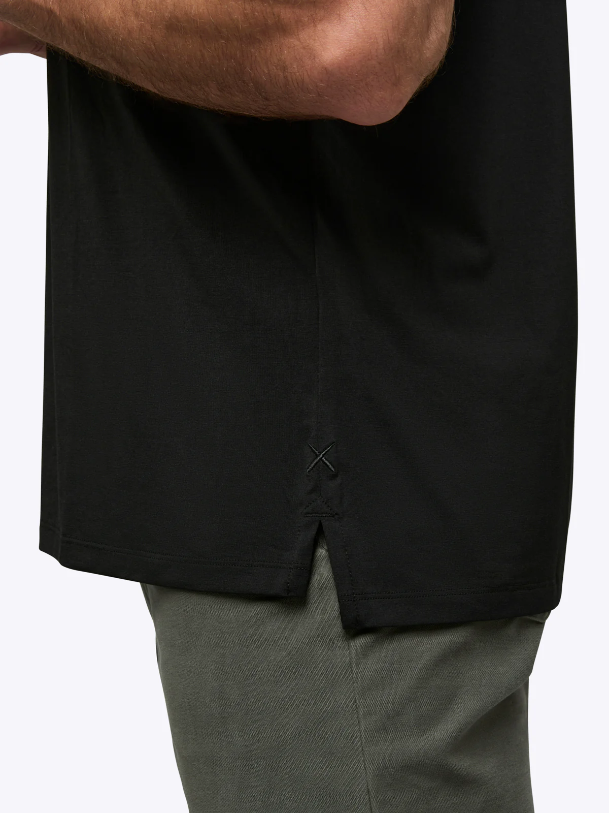 AO Split-Hem Tee | Black Signature-fit PYCA Pro® - Image 5