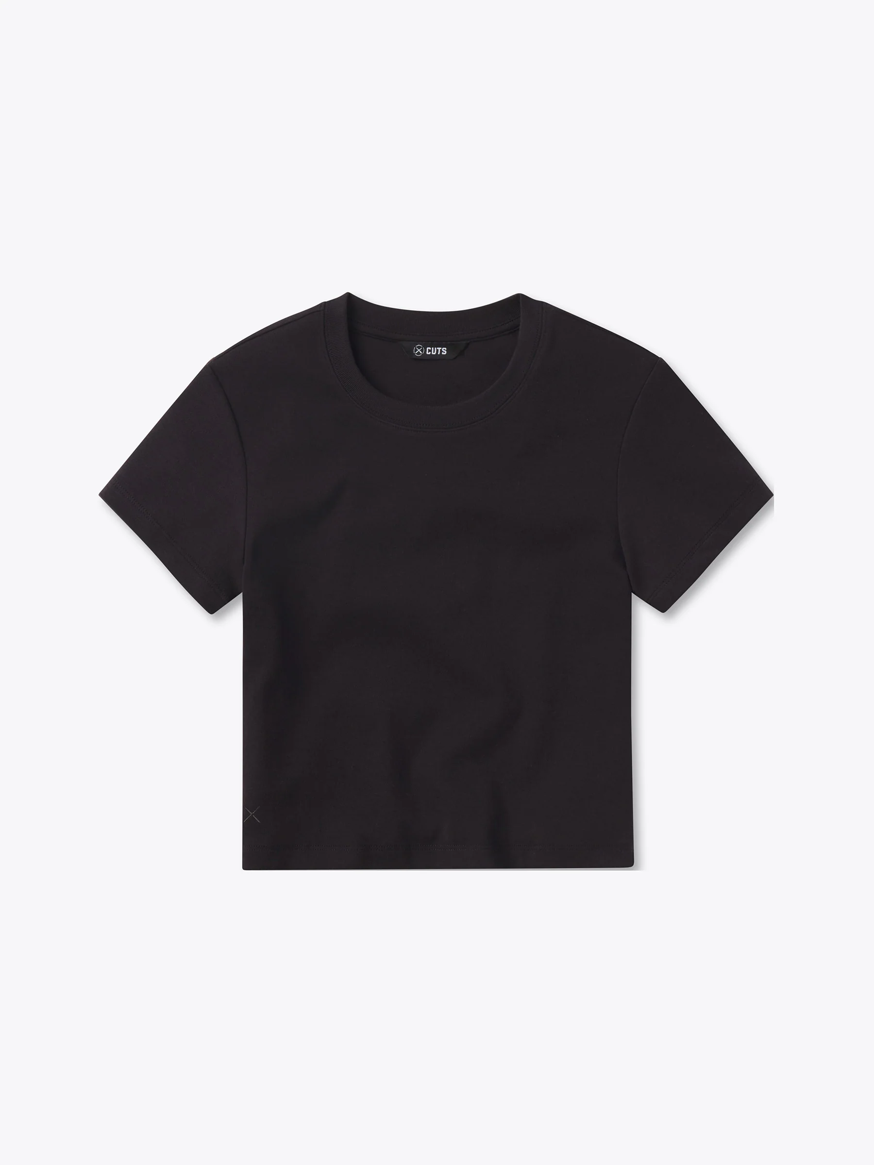 Tomboy Tee Cropped | Black Slim-fit Tomboy-Cotton™ - Image 7