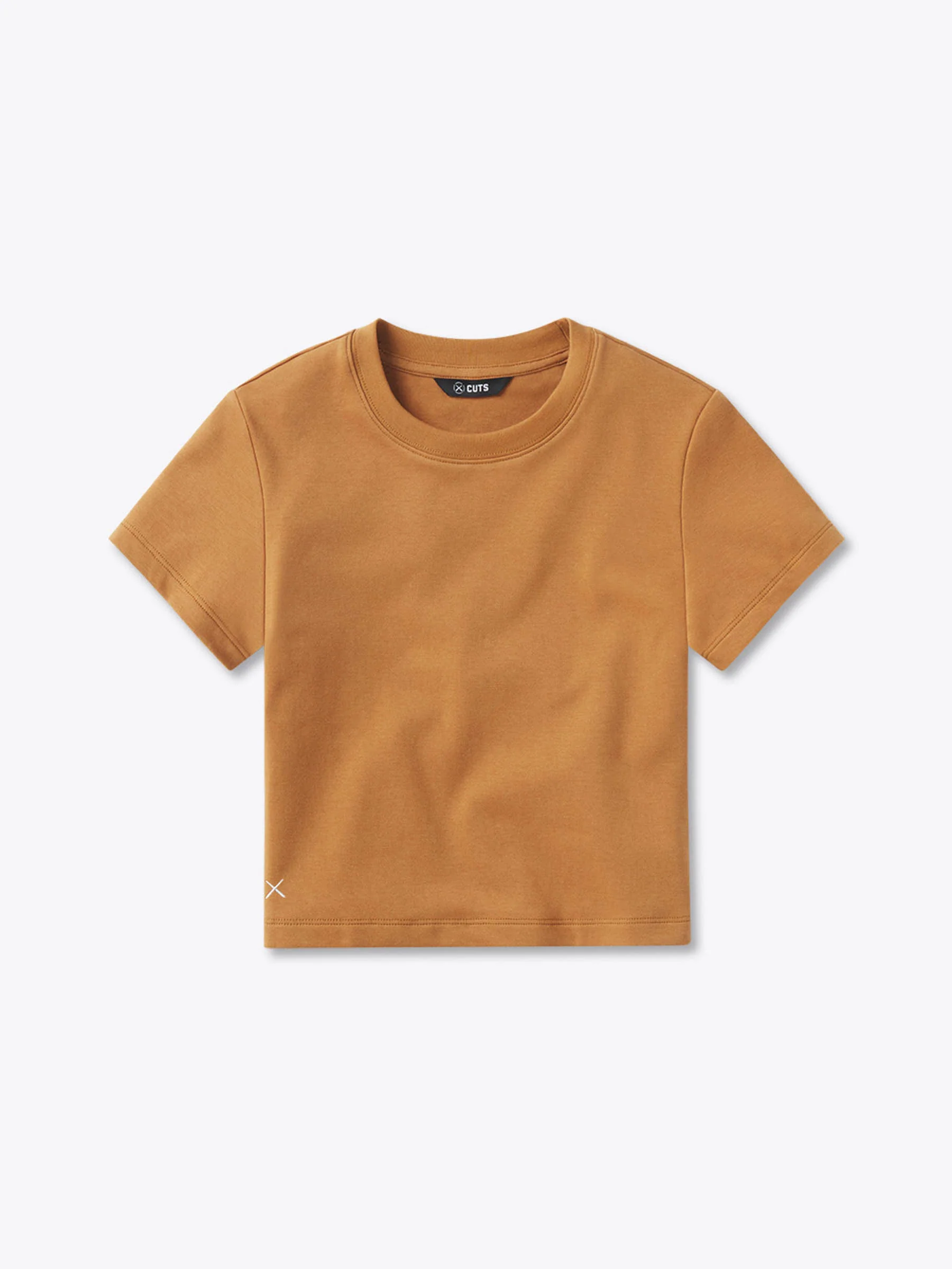 Tomboy Tee Cropped | Caramel Slim-fit Tomboy-Cotton™ - Image 7