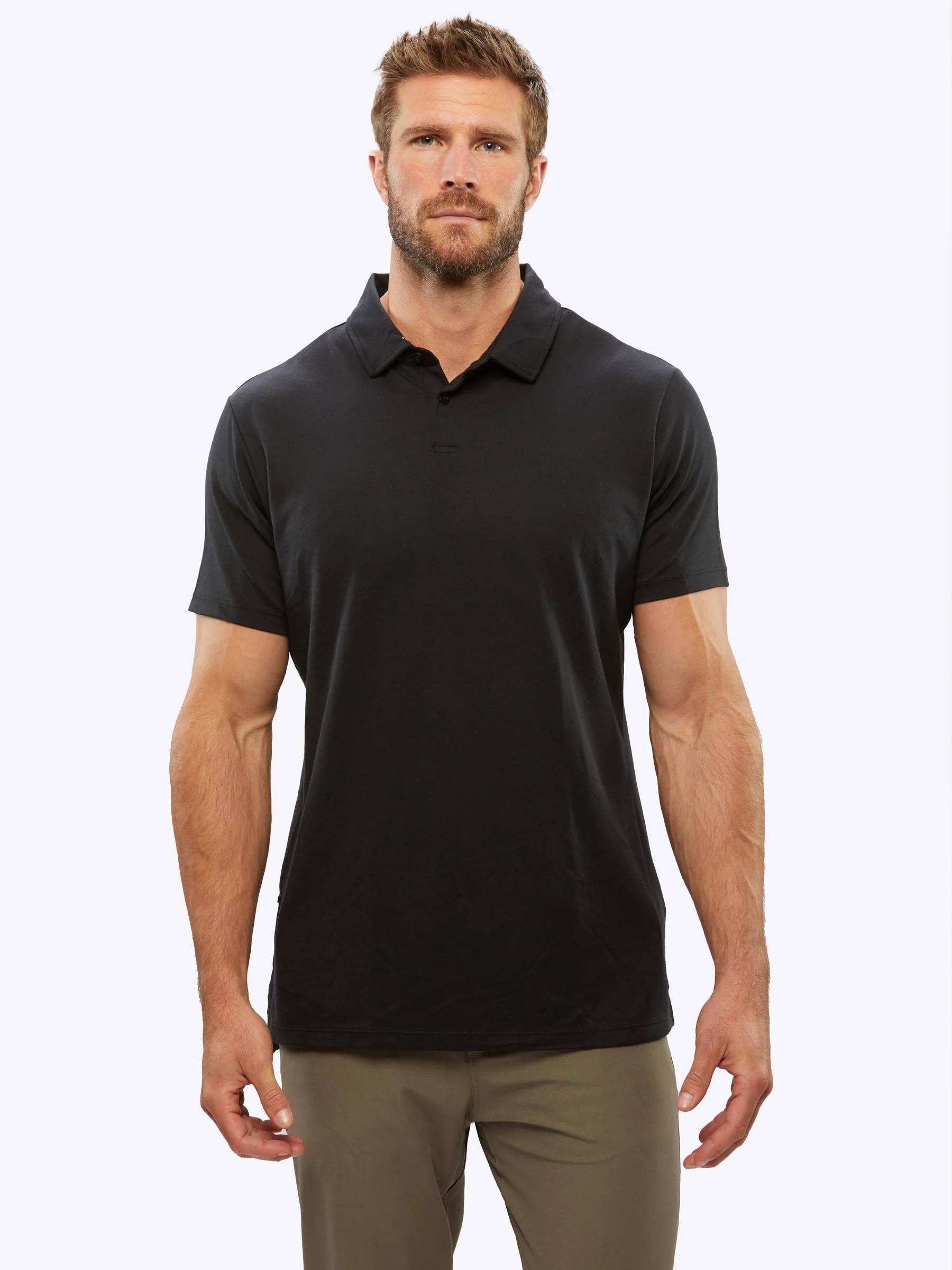 COZ Pima Polo | Black Signature-Fit - Image 2