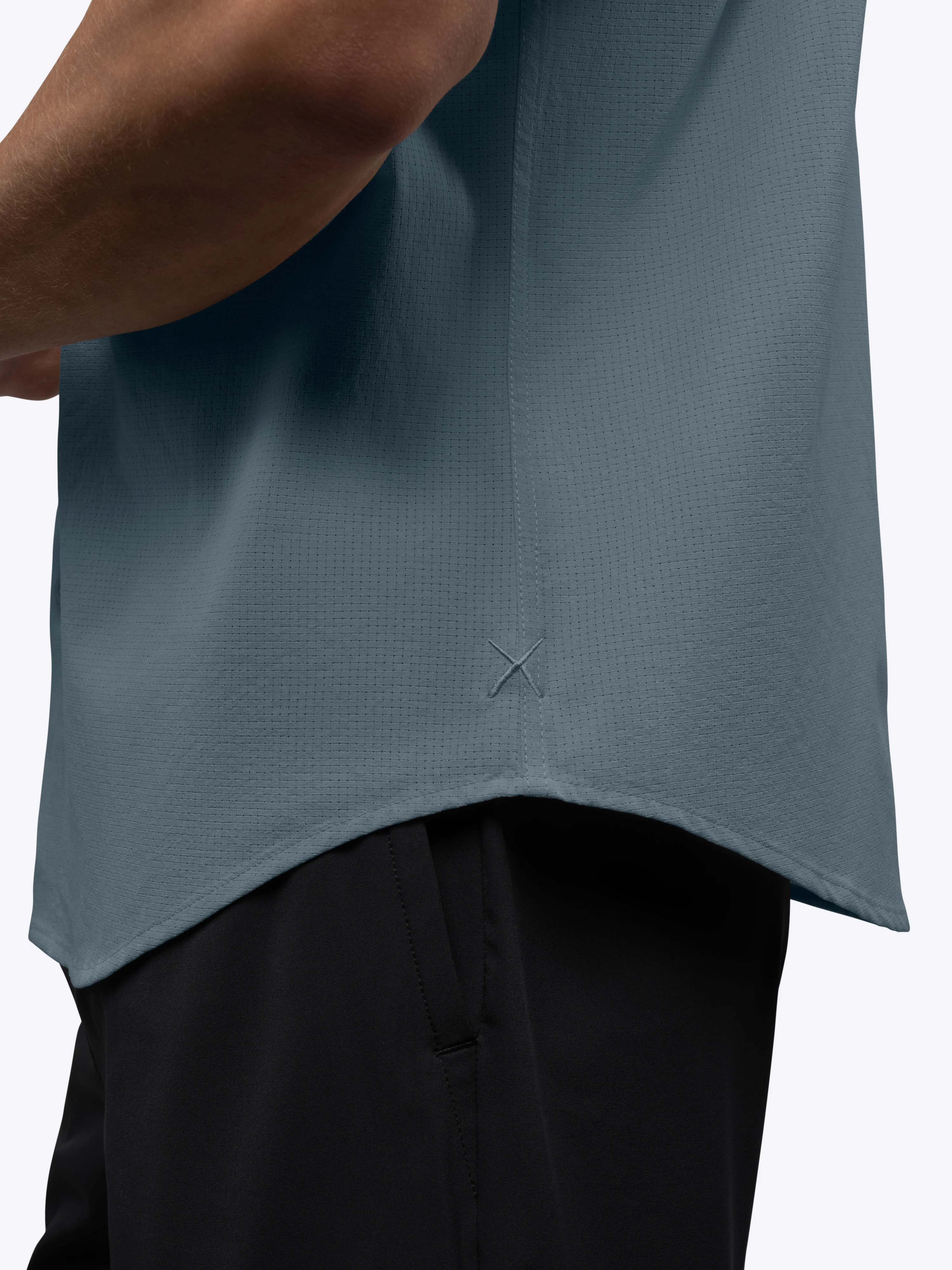 Crossover Button Up | Ocean Storm Signature Fit - Image 6