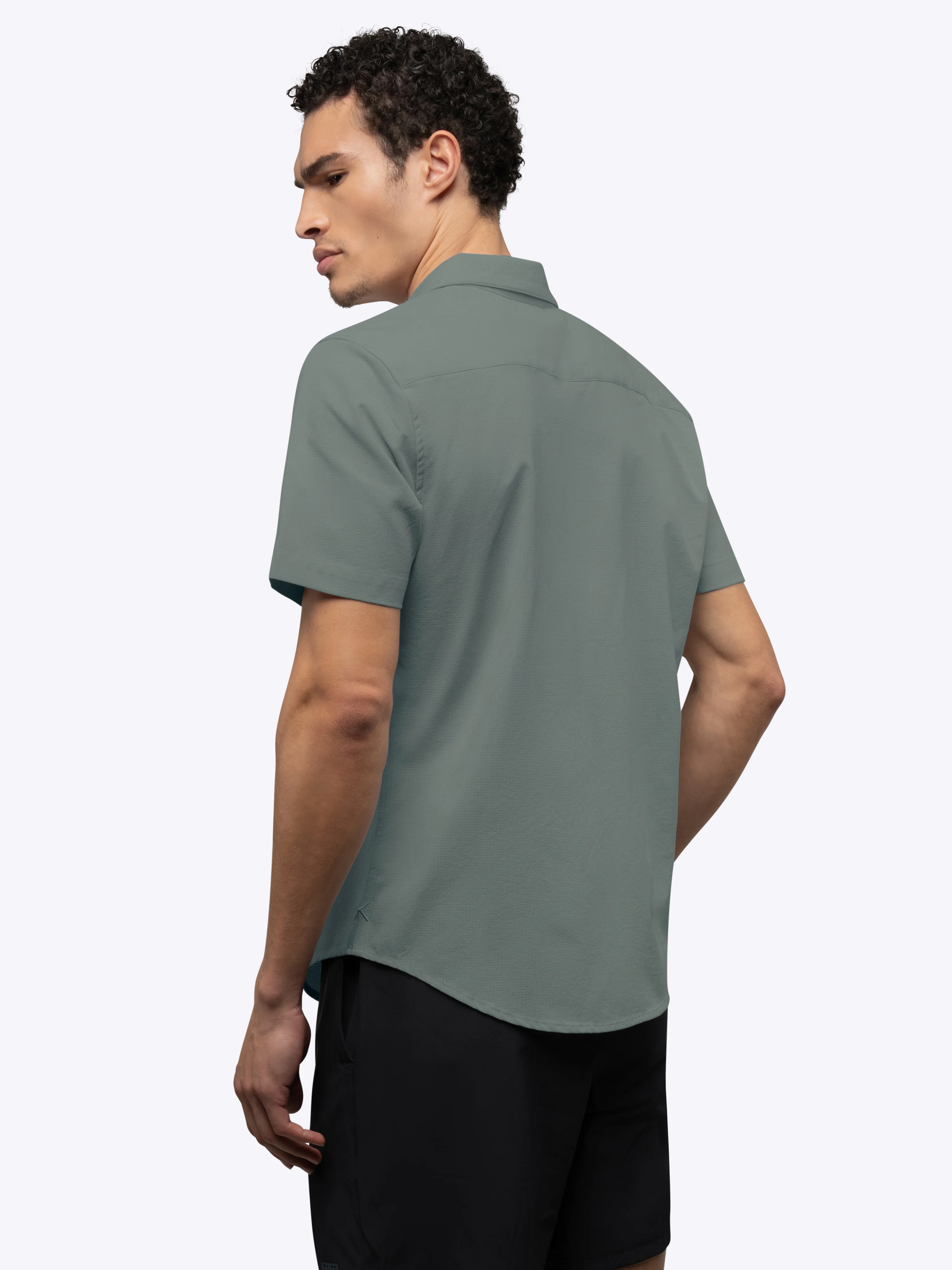 Crossover Button Up | Sage Signature Fit - Image 3