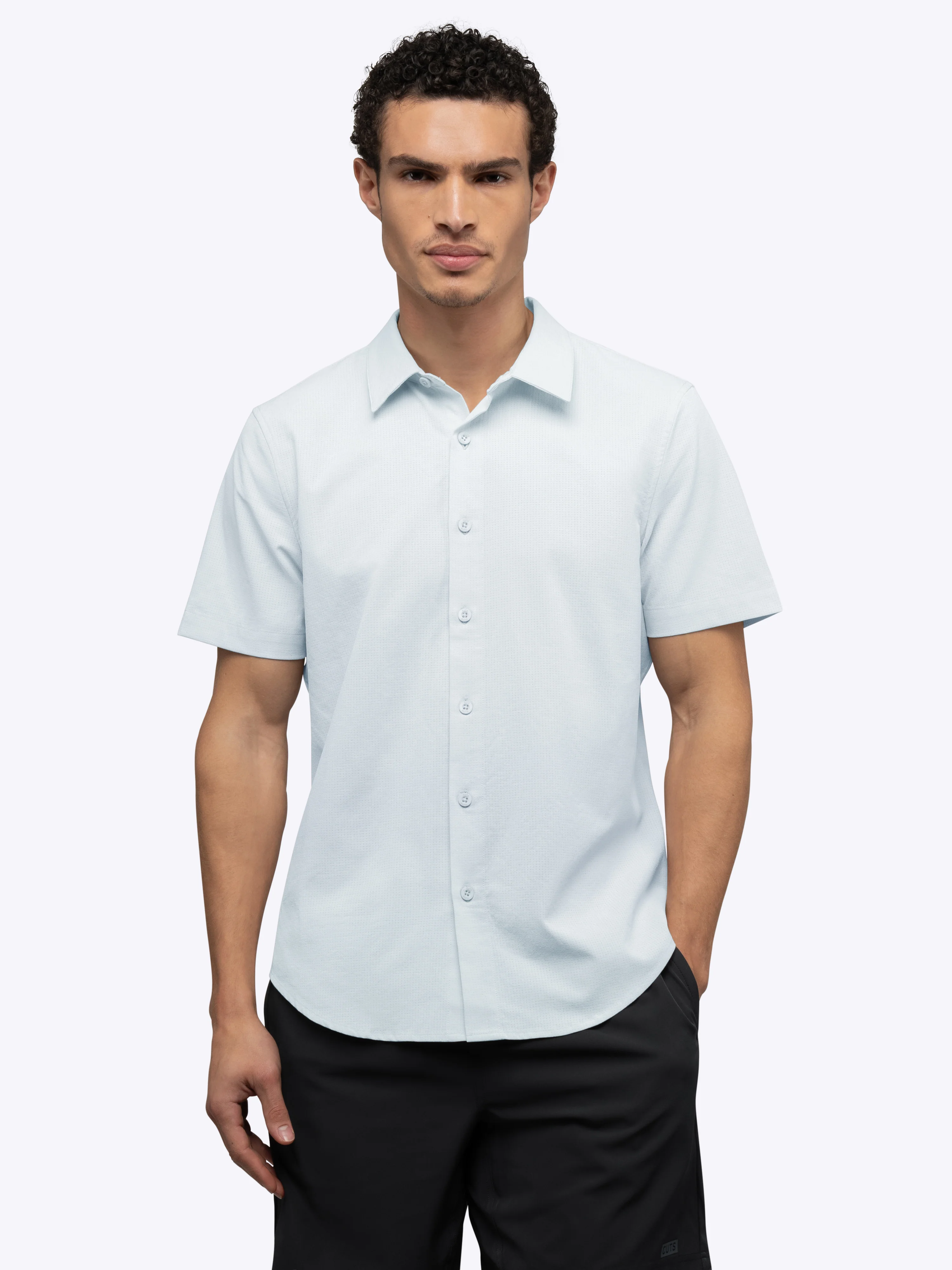 Crossover Button Up | White Signature Fit - Image 2