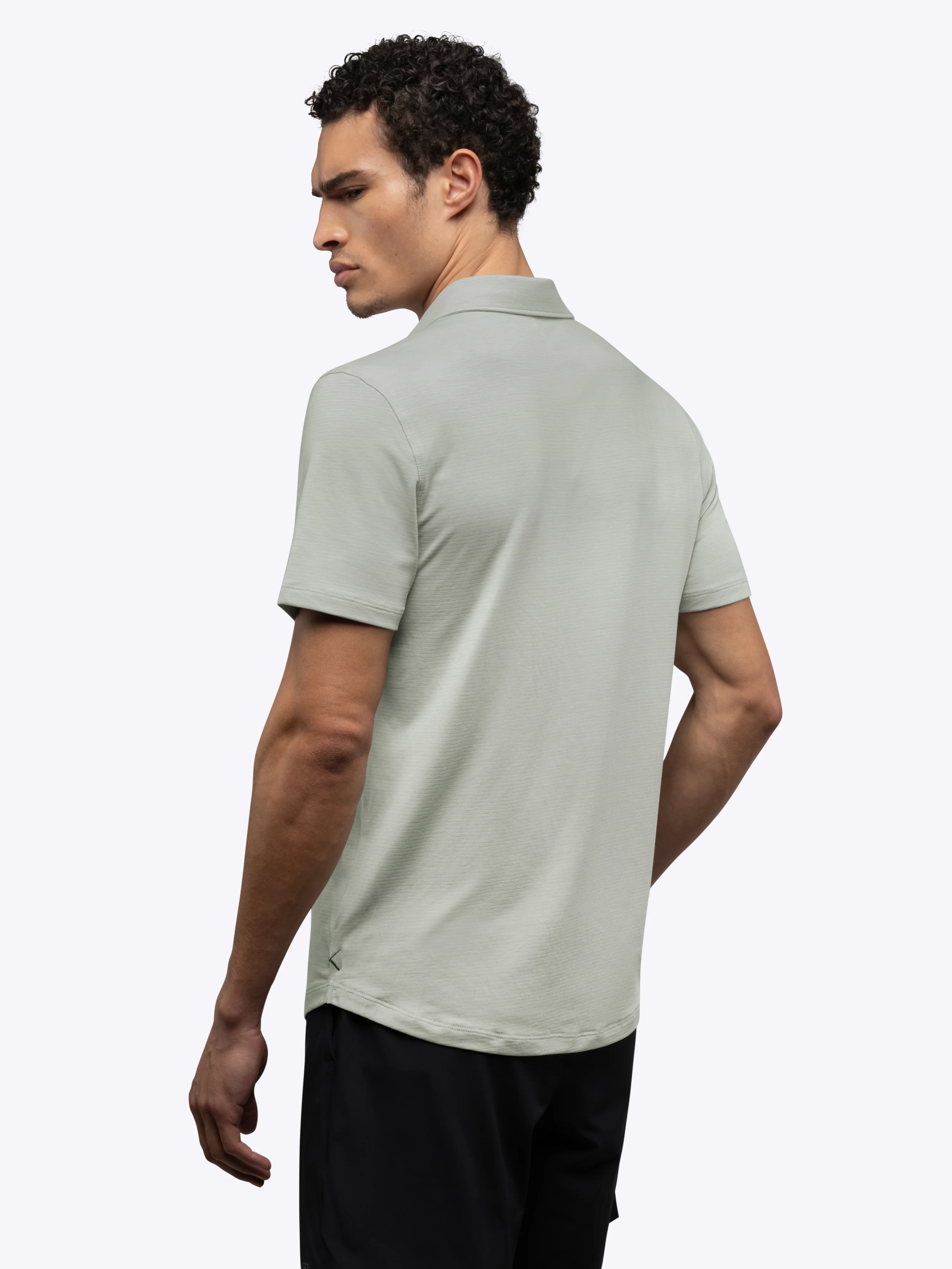 Crossover Polo | Morning Dove Signature Fit - Image 3