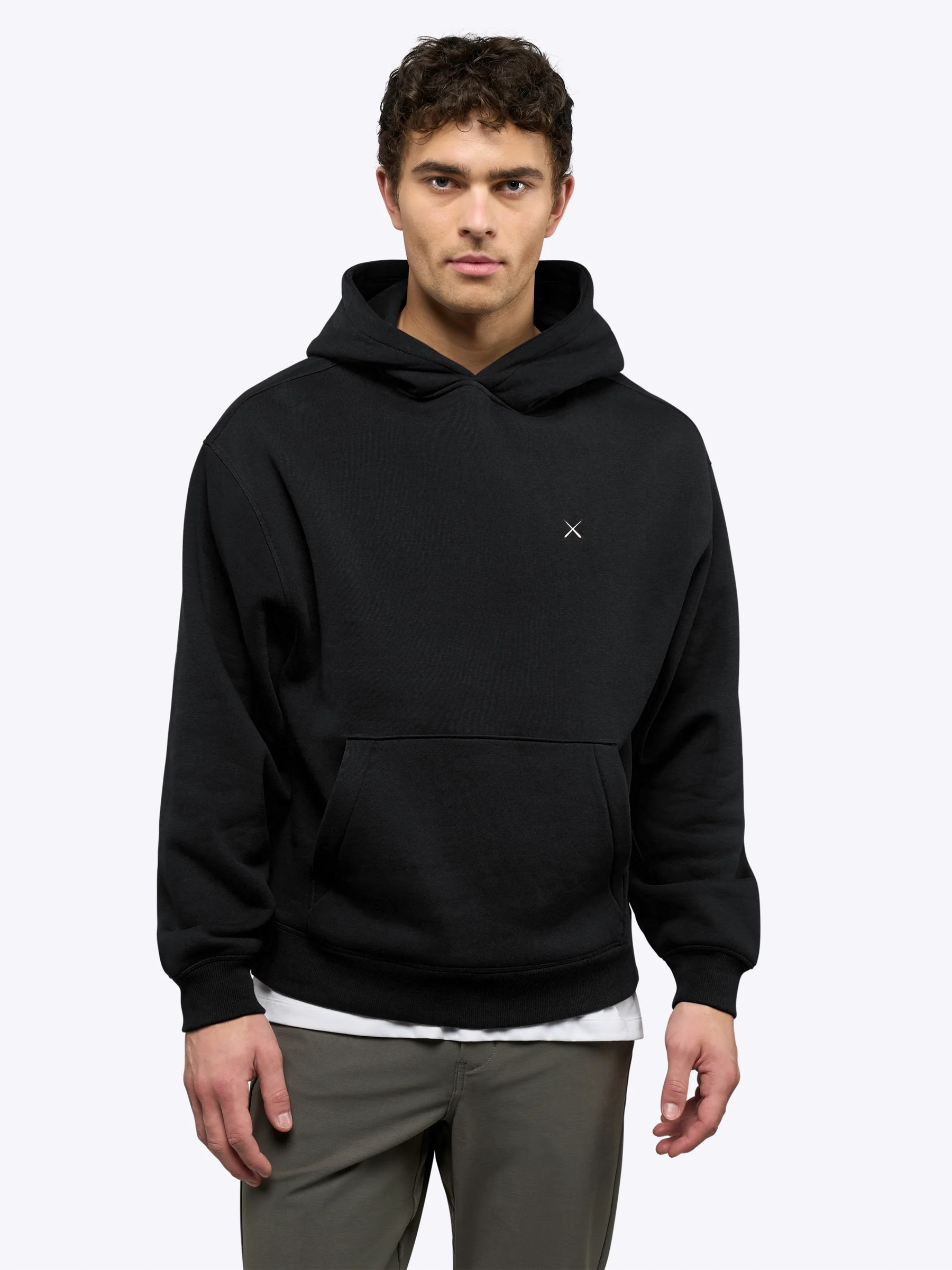 Divine Fleece Hoodie | Black Classic-fit - Image 2