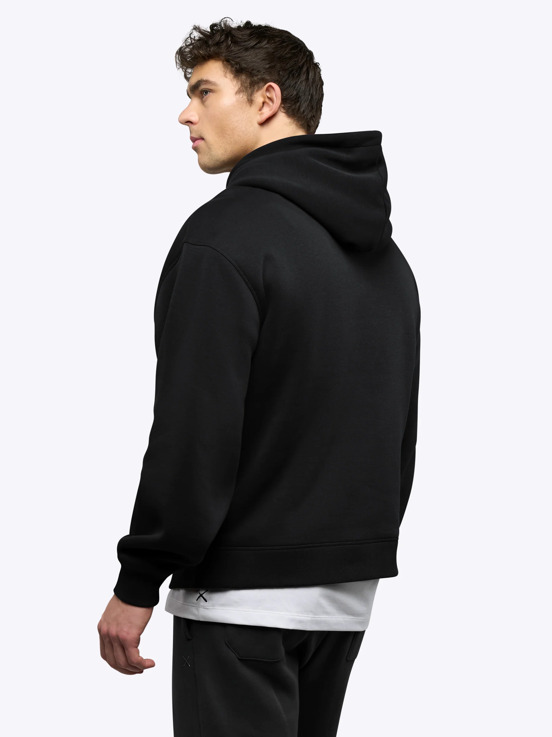 Divine Fleece Hoodie | Black Classic-fit - Image 4