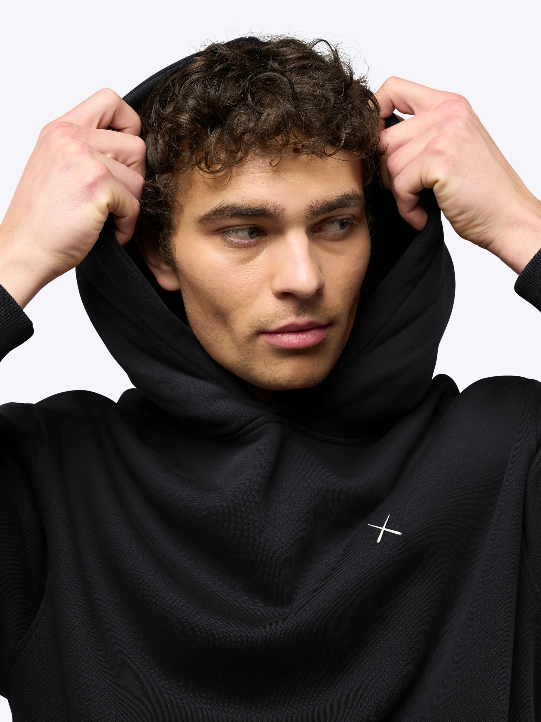 Divine Fleece Hoodie | Black Classic-fit - Image 7