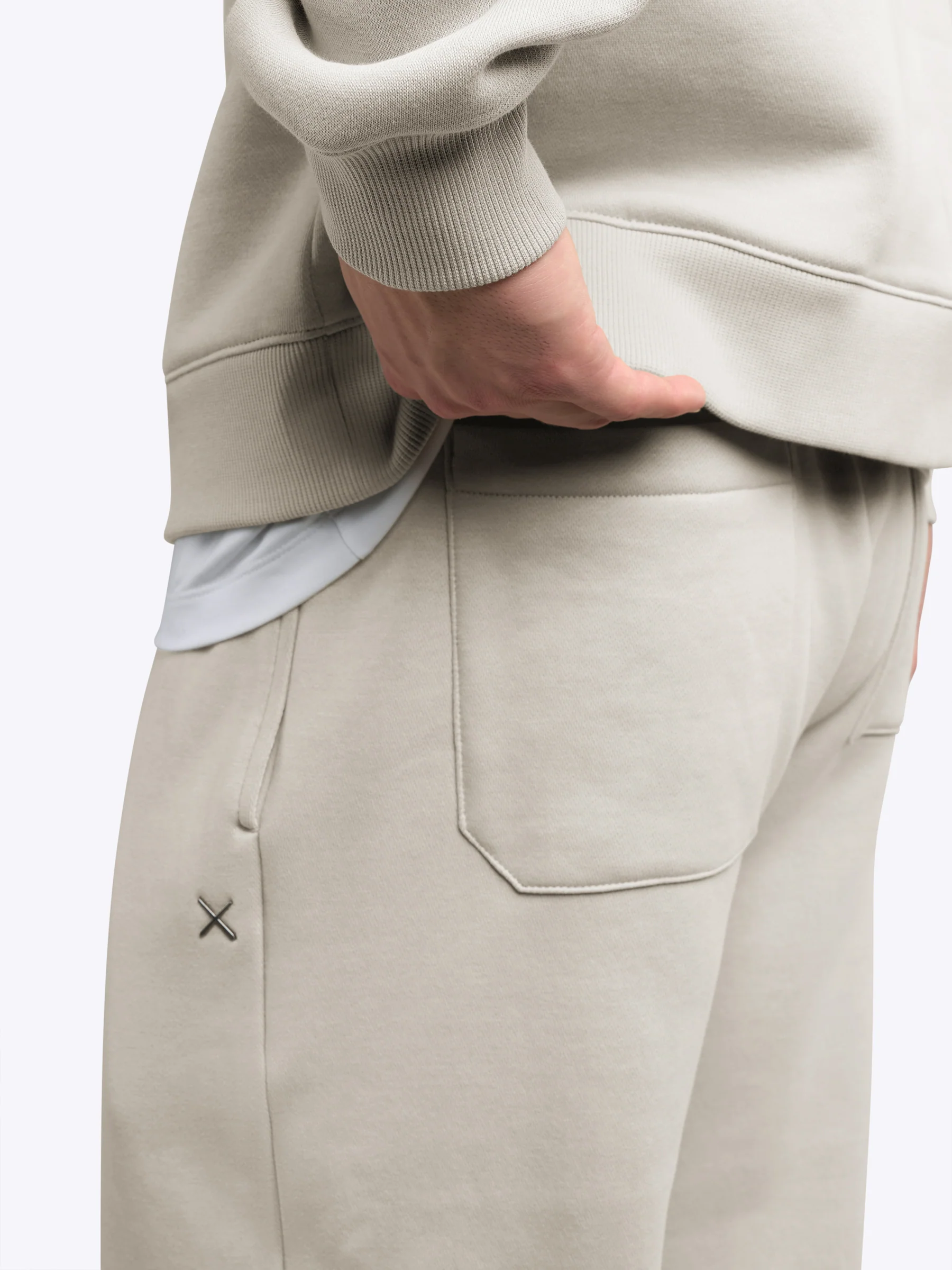Divine Fleece Sweatpant | Parchment Classic-fit - Image 6