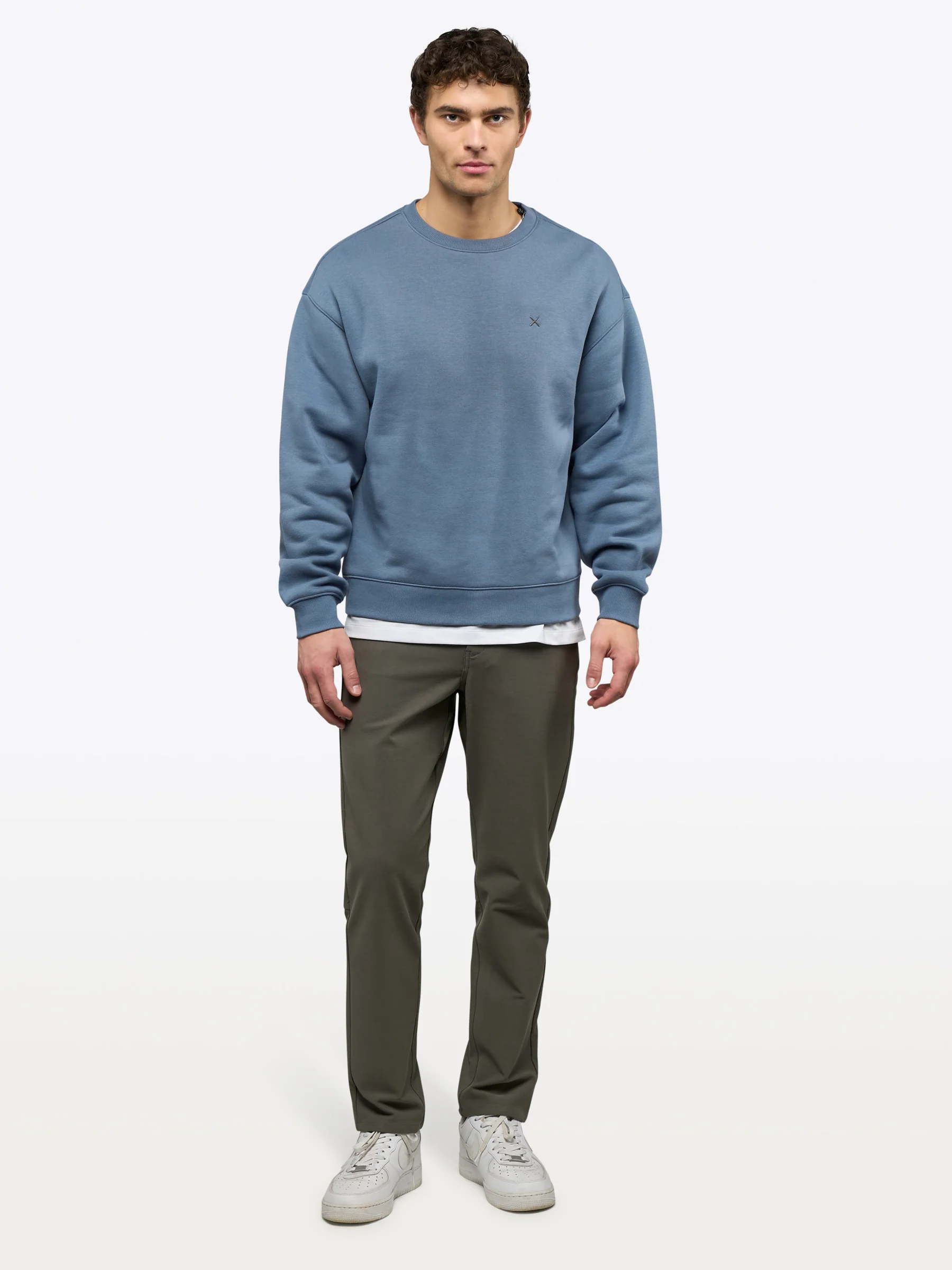 Divine Fleece Pullover | Cadet Blue Classic-fit - Image 4