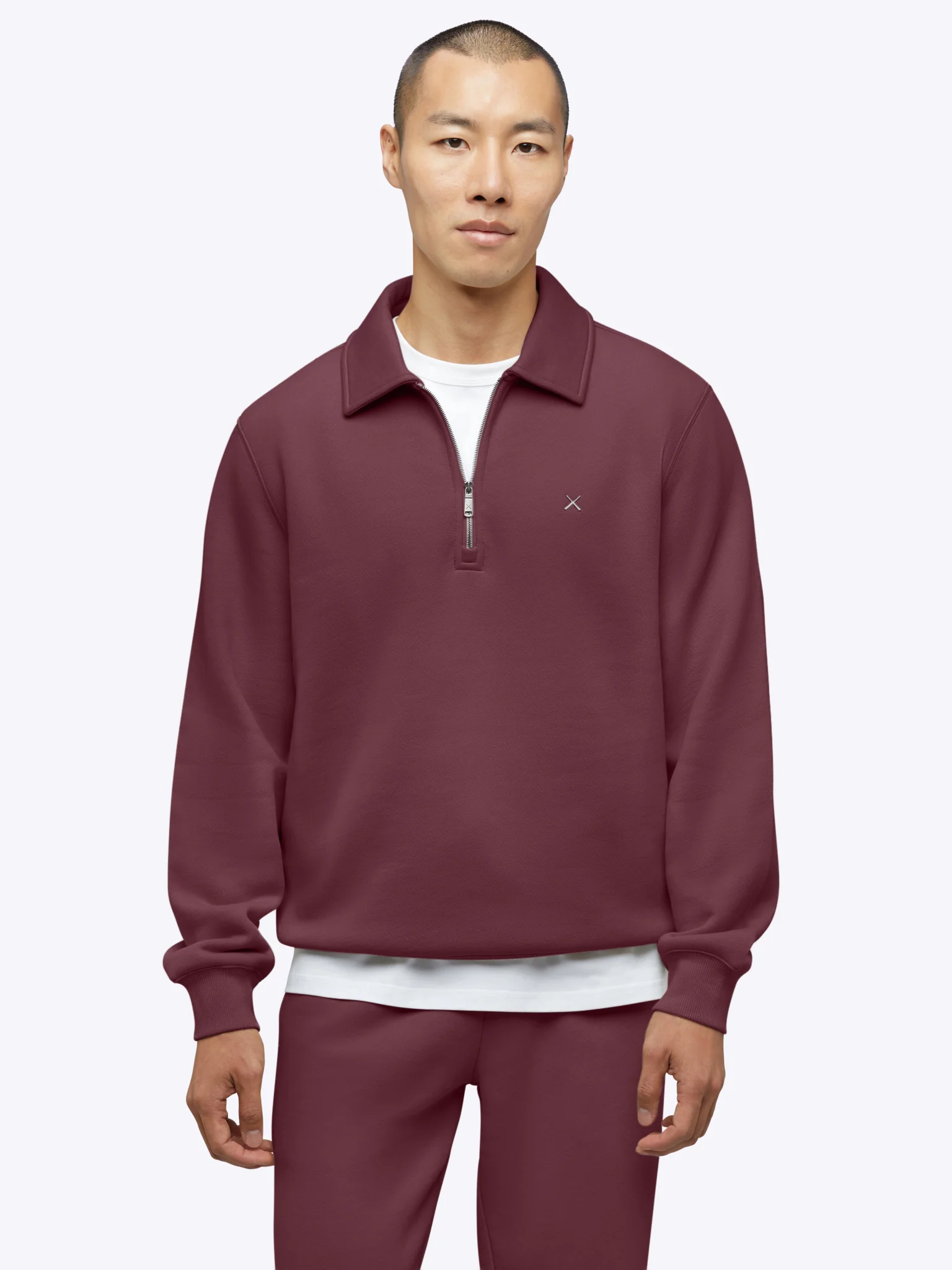 Divine Fleece Q-Zip | Currant Classic-fit - Image 2