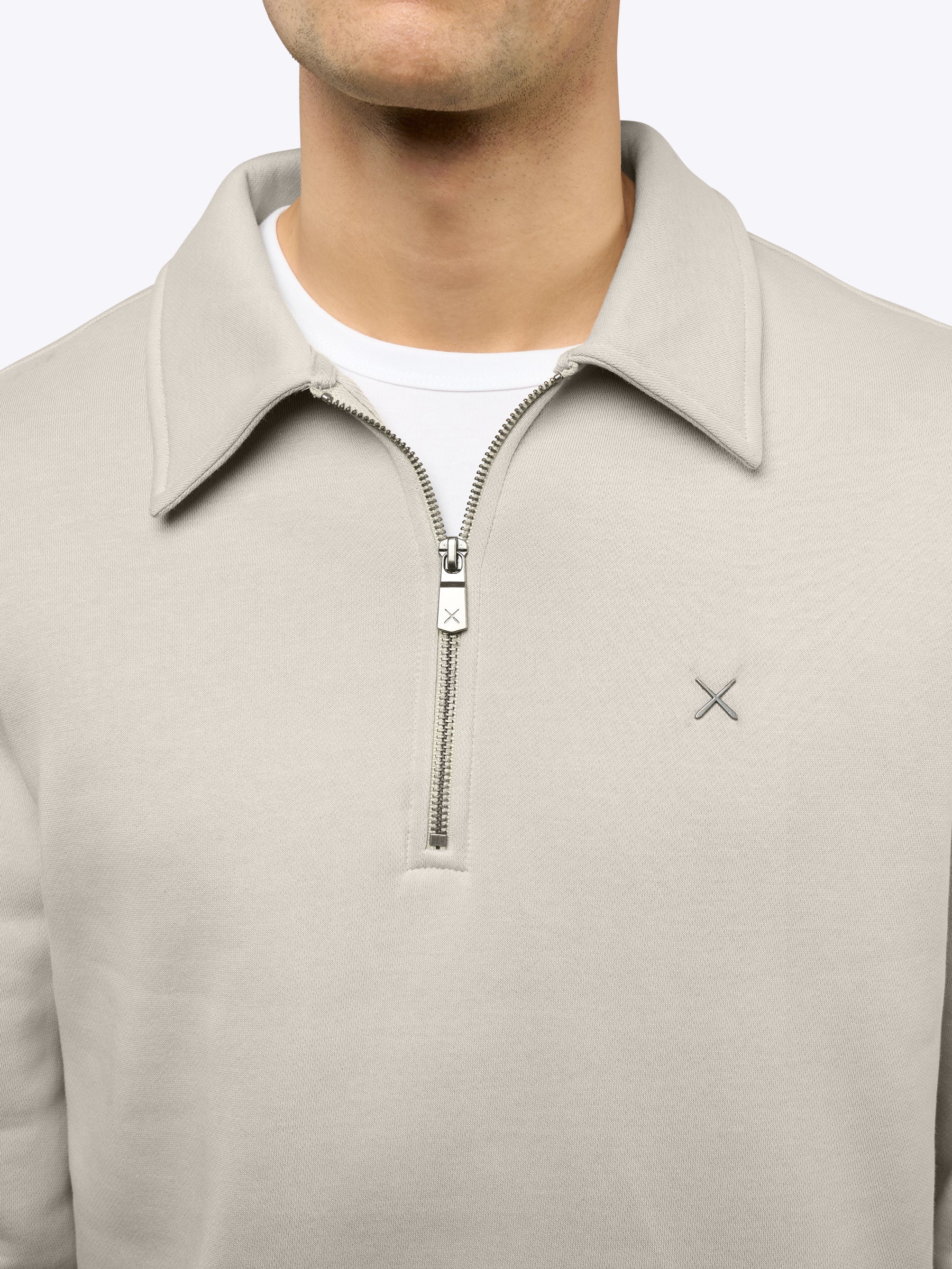 Divine Fleece Q-Zip | Parchment Classic-fit - Image 5